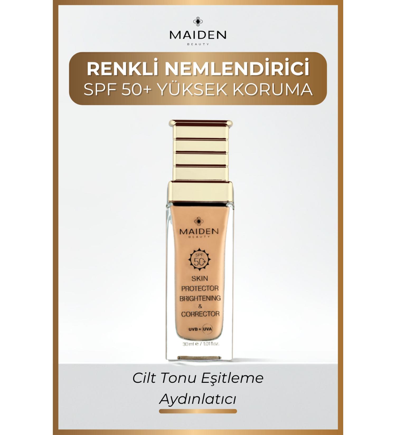 Maiden Beauty Tinted Moisturizer Skin Tone Equalizer Uva/uvb High Sun Protection Spf 50 Sun Cream 30 ml - Buy Online on GoSupps.com