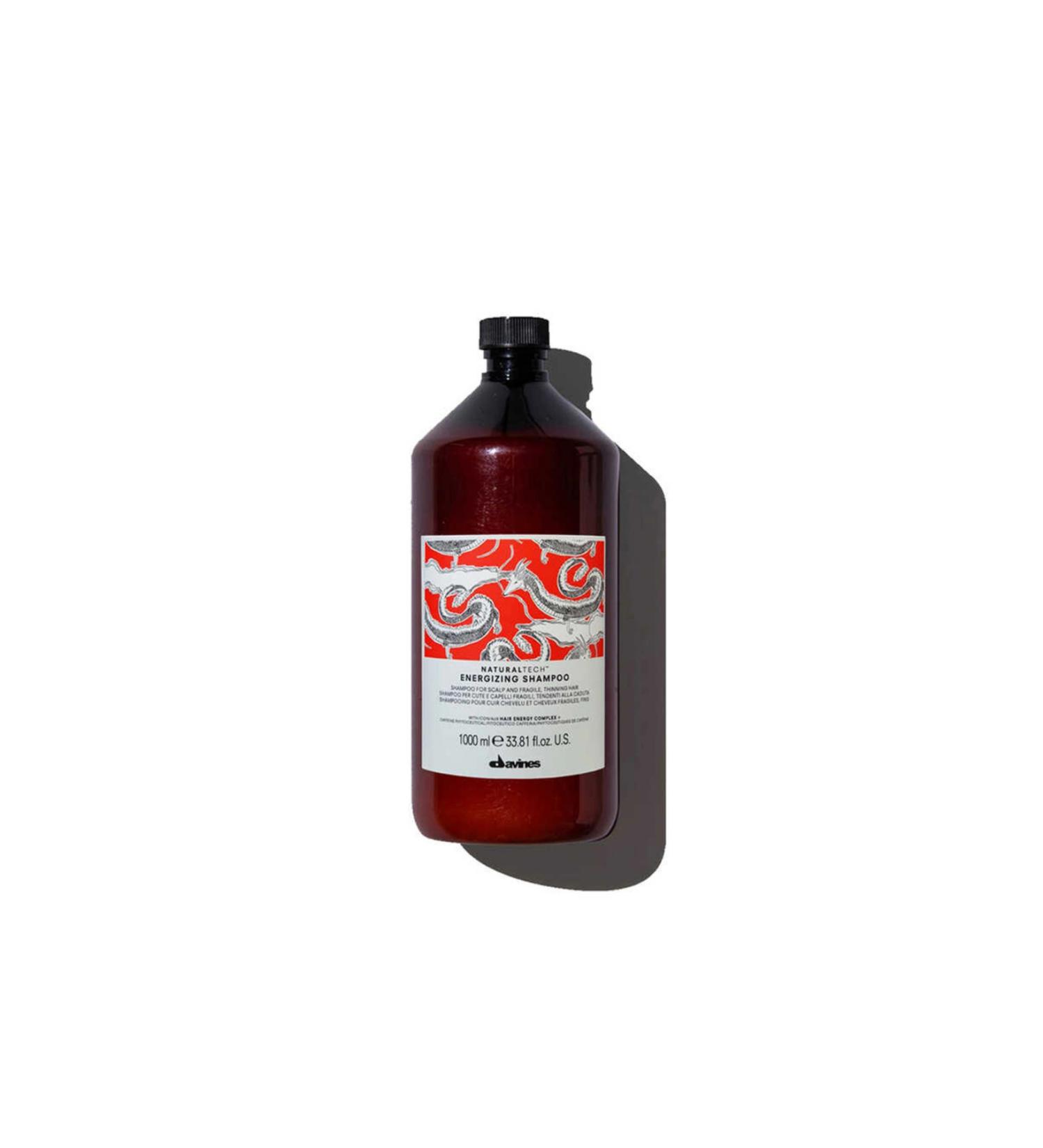 Davines Energizing Anti-Fall Shampoo 1000ml - Pump Gift - 0 Original