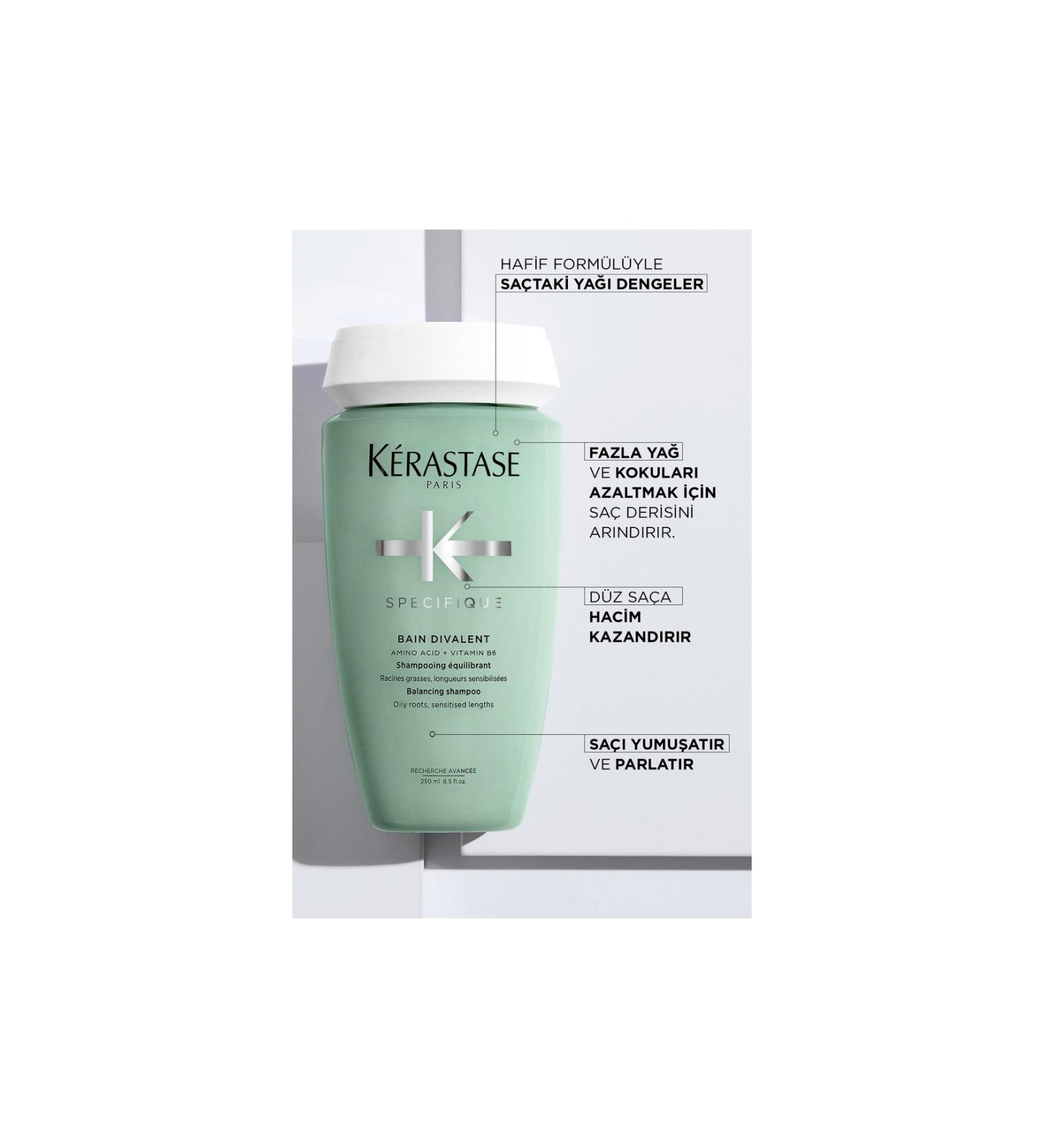 Kerastase Bain Divalent Sp cifique-Oily Hair Purifying & Brightening Luxury Shampoo 250 ml EVA10