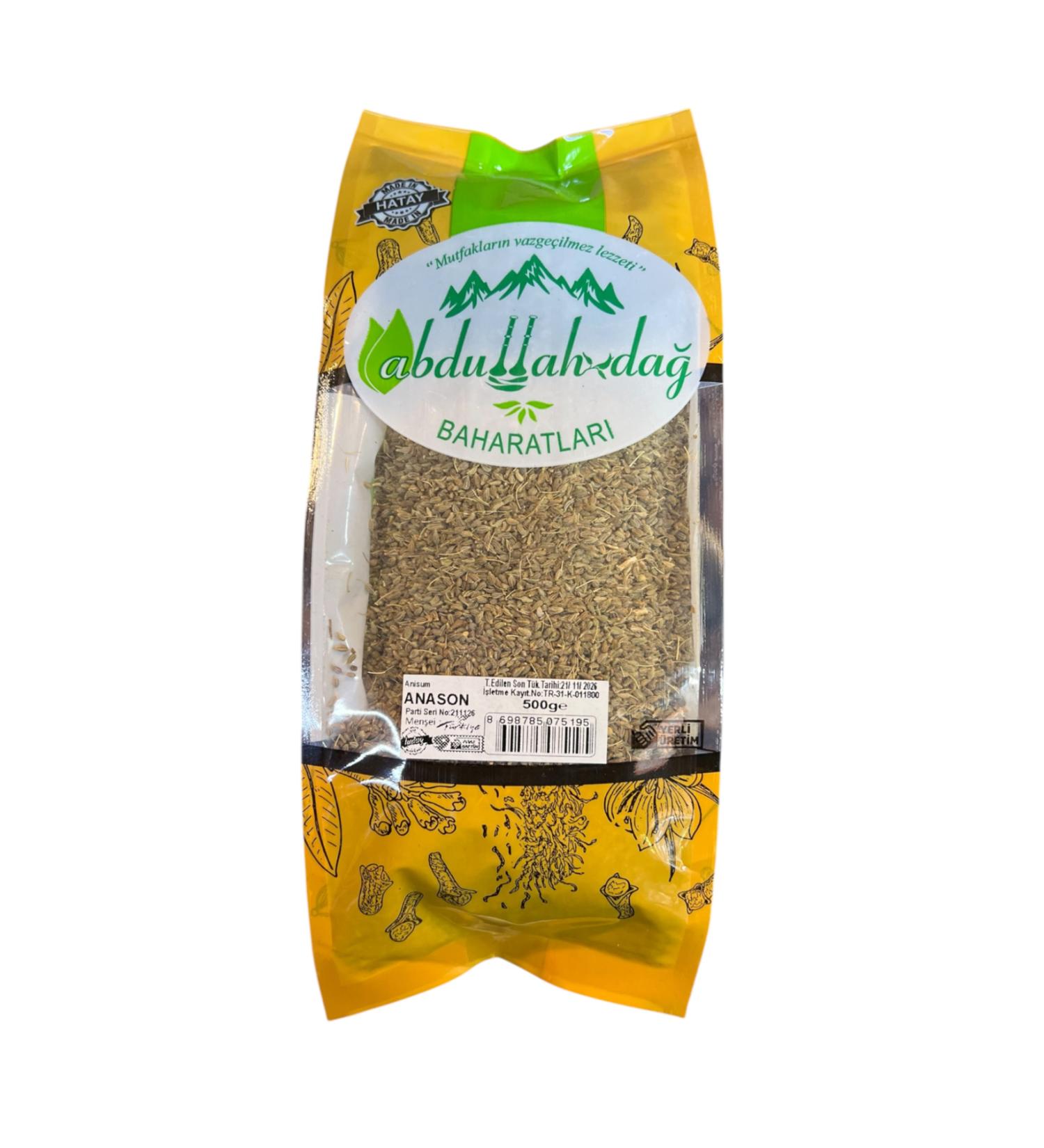 ABDULLAH DA Hatay Local Pure Sifted Grain Anise 500 gr - 1/2 kg
