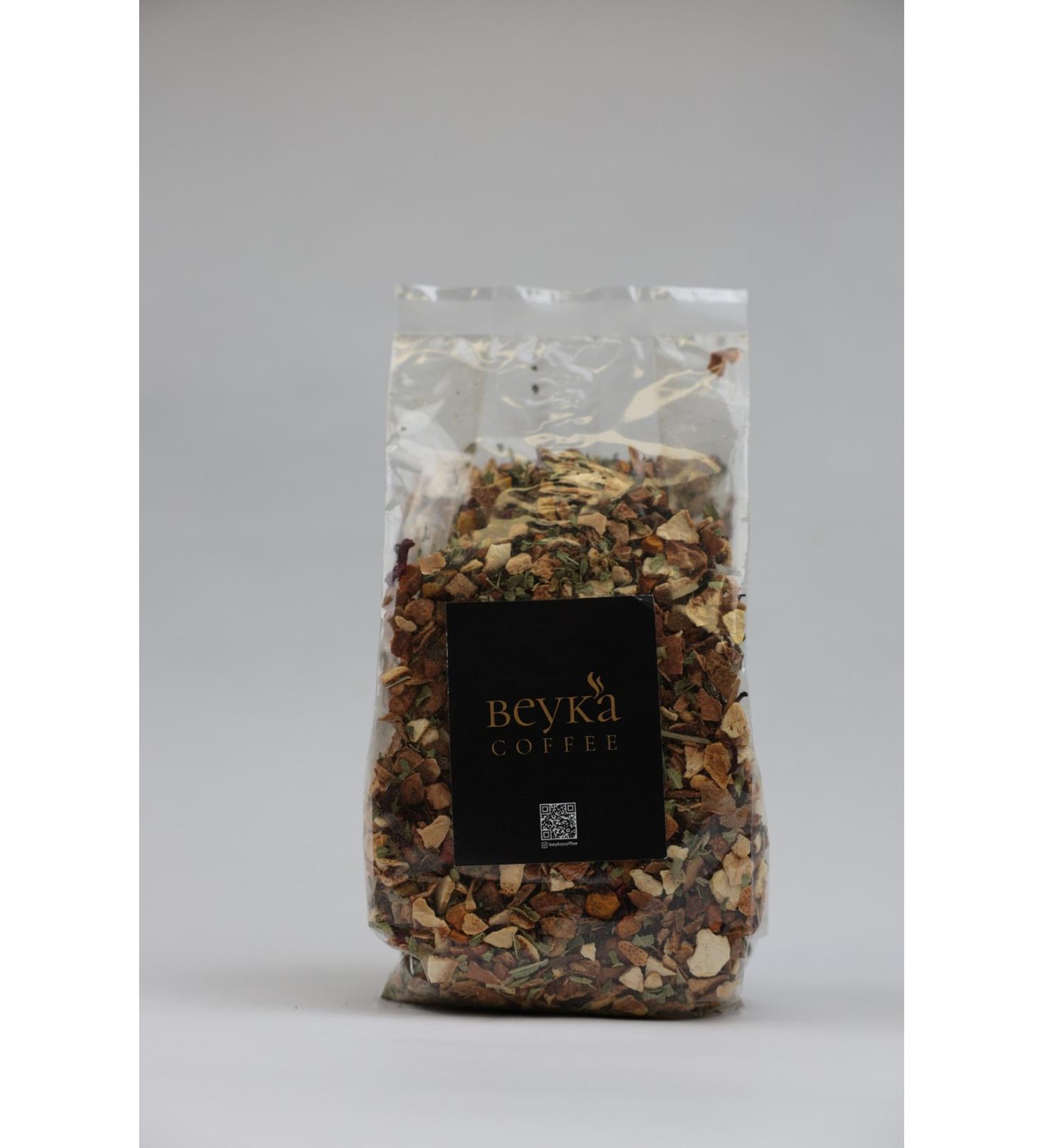 BEYKAs coffee NATURAL MINT LEMON TEA HERBAL TEA NET: 250 GR - Buy Online on GoSupps.com