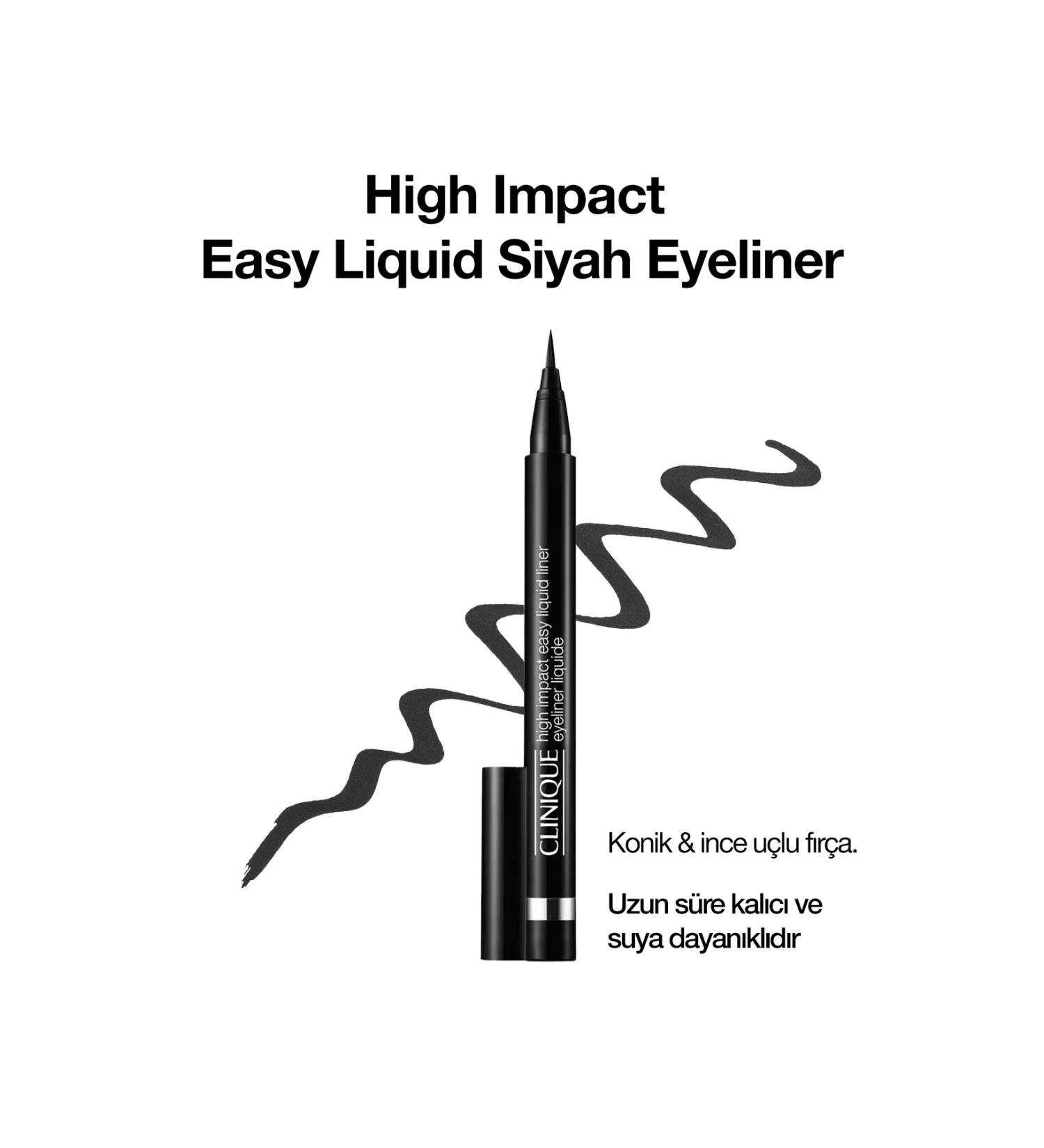 Clinique High Impact Easy Liquid Black Eyeliner 192333129272 - Buy Online on GoSupps.com