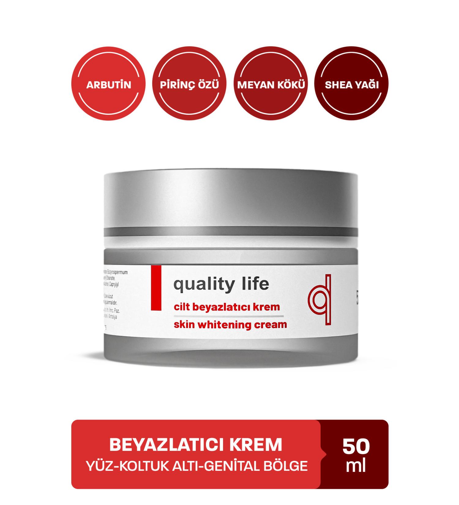 Quality Life Whitening Cream Genital Area Skin Underarm Bikini Area Elbow Whitening Private Area Face - Buy Online on GoSupps.com