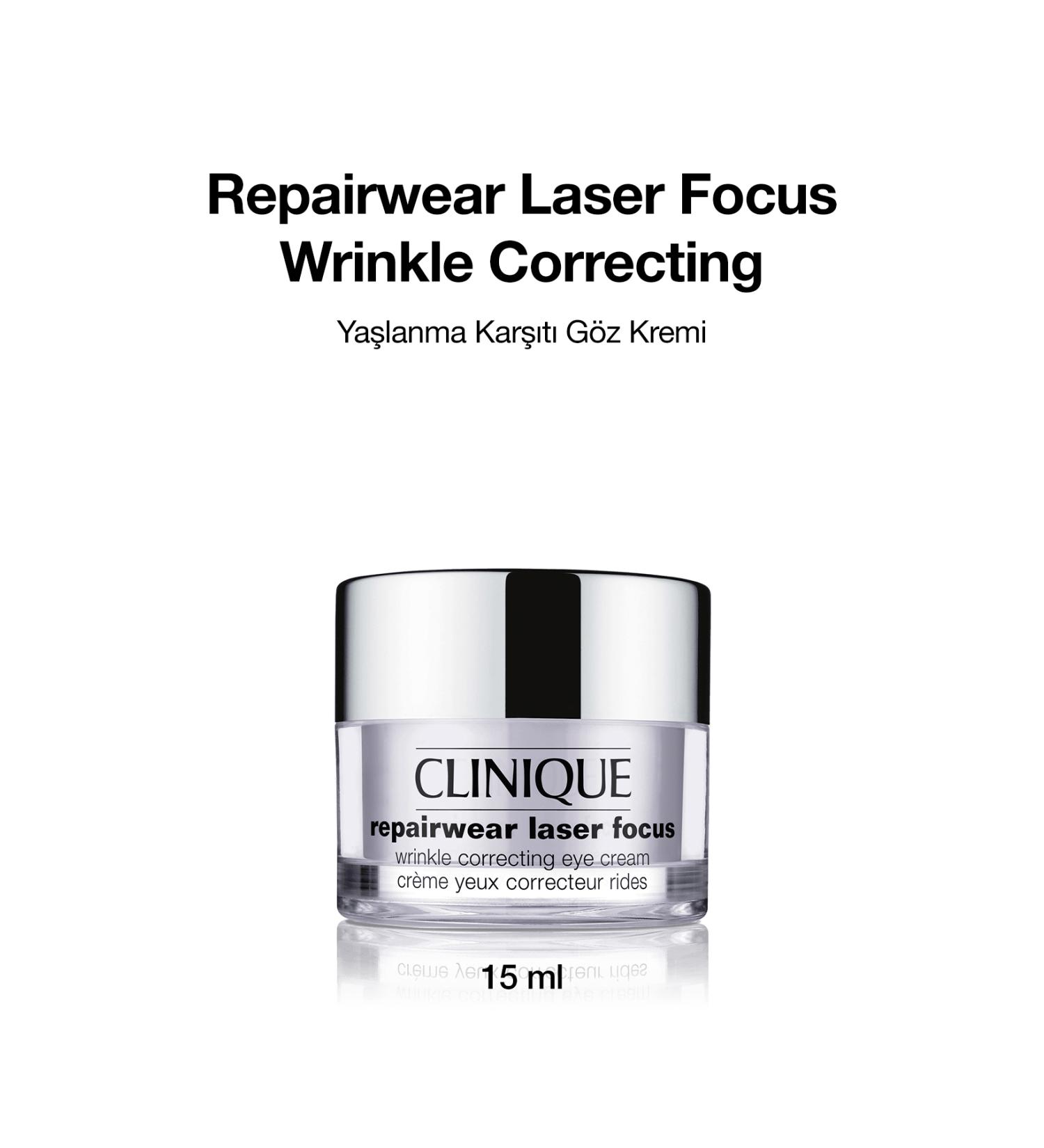 Clinique Repairwear Laser Focus Wrinkle Correcting Anti-Line & Wrinkle Eye Cream 15 ml - Buy Online on GoSupps.com