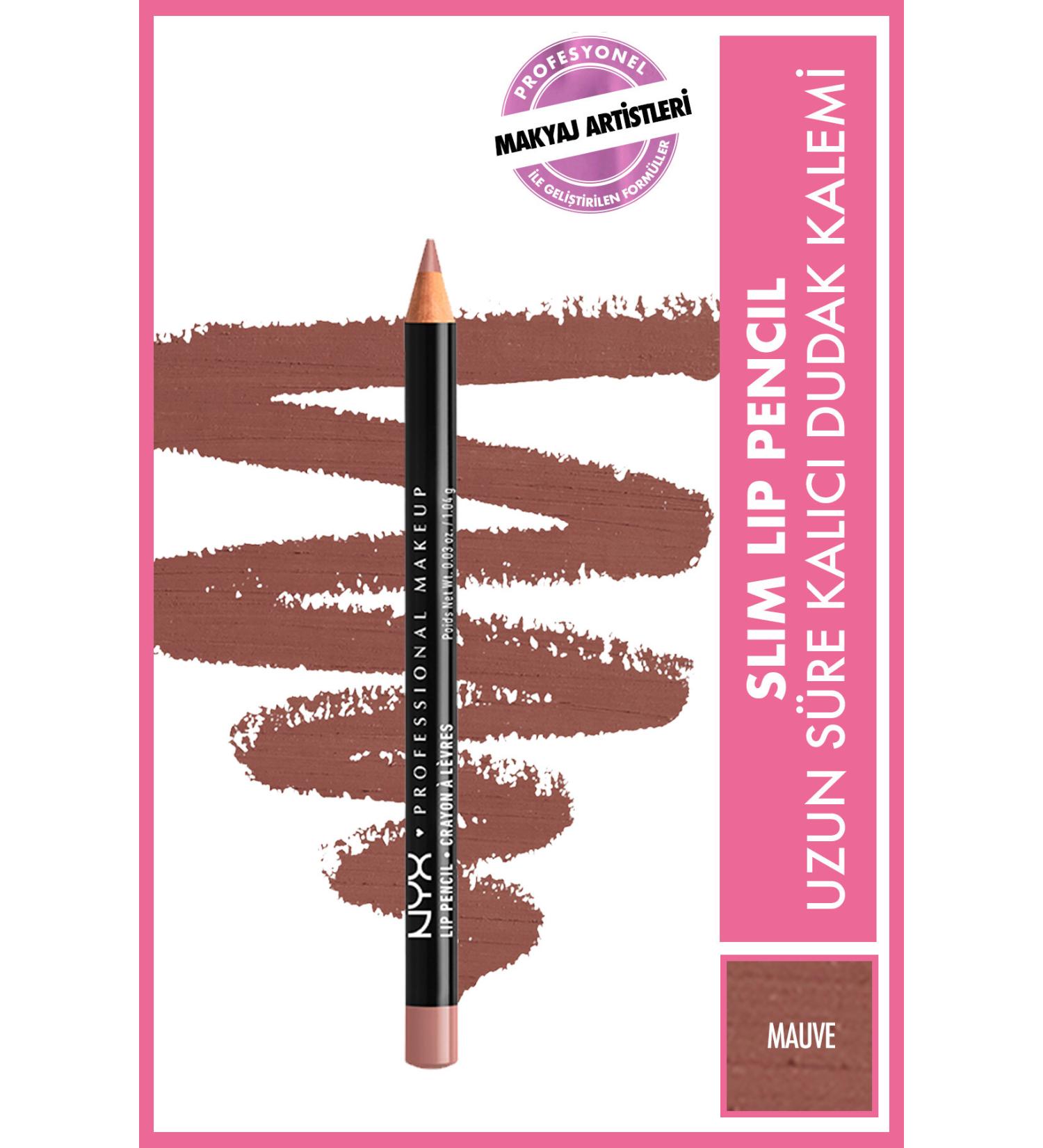 NYX Professional Makeup Dudak Kalemi - Slim Lip Pencil Mauve 800897108311 - Buy Online on GoSupps.com