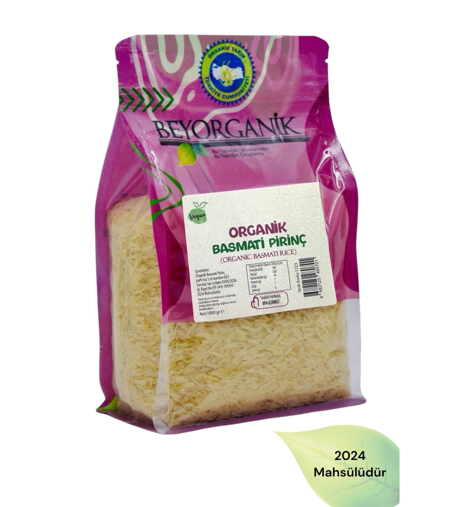 BEYORGANIC Organic Basmati rice 1000gr - Buy Online on GoSupps.com