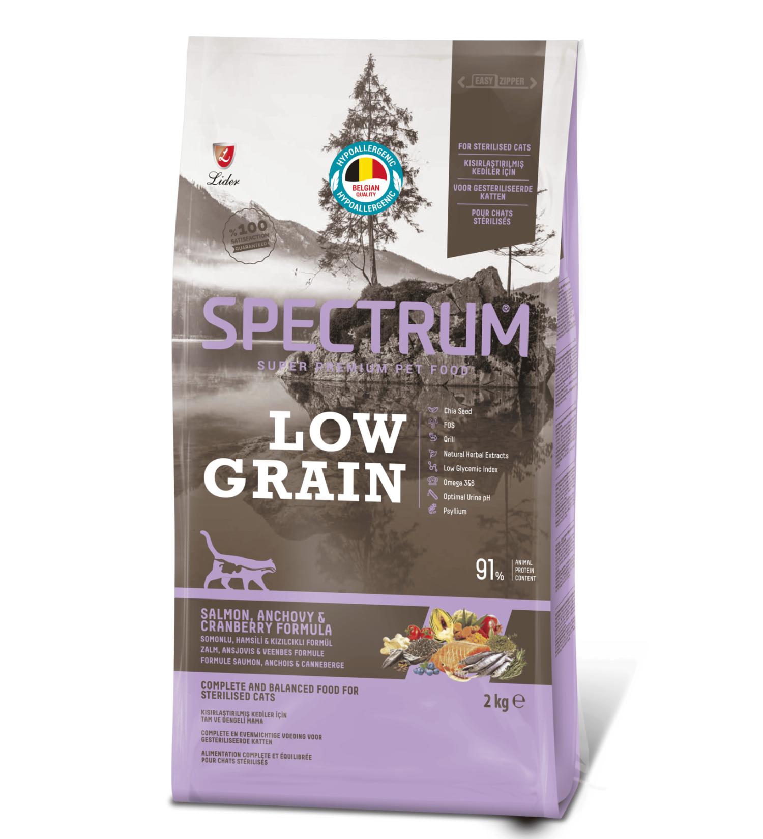 Spectrum Salmon/Anchovy Infertile Cat Food 2kg