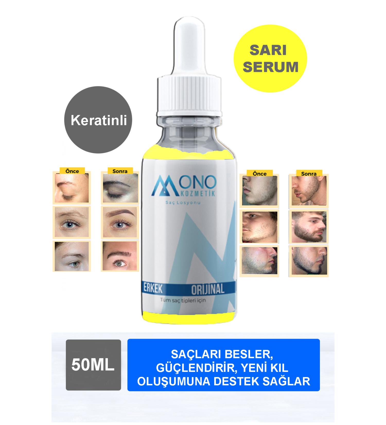 Mono Cosmetics Blonde Hair Beard Mustache Eyebrow Care Serum - Helps to Remove and Increases Hair Density Nourishing - Buy Online on GoSupps.com