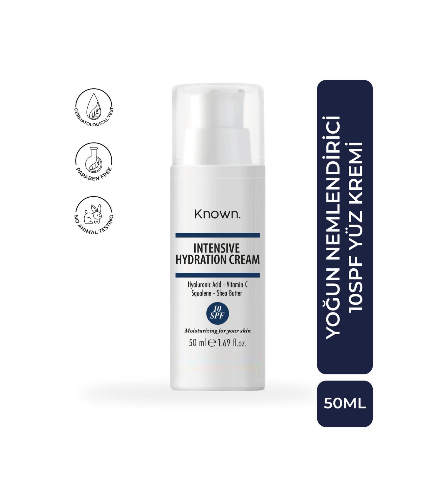 KNOWN. Intensive Moisturizing Face Cream 10 Spf 50 ml - Buy Online on GoSupps.com