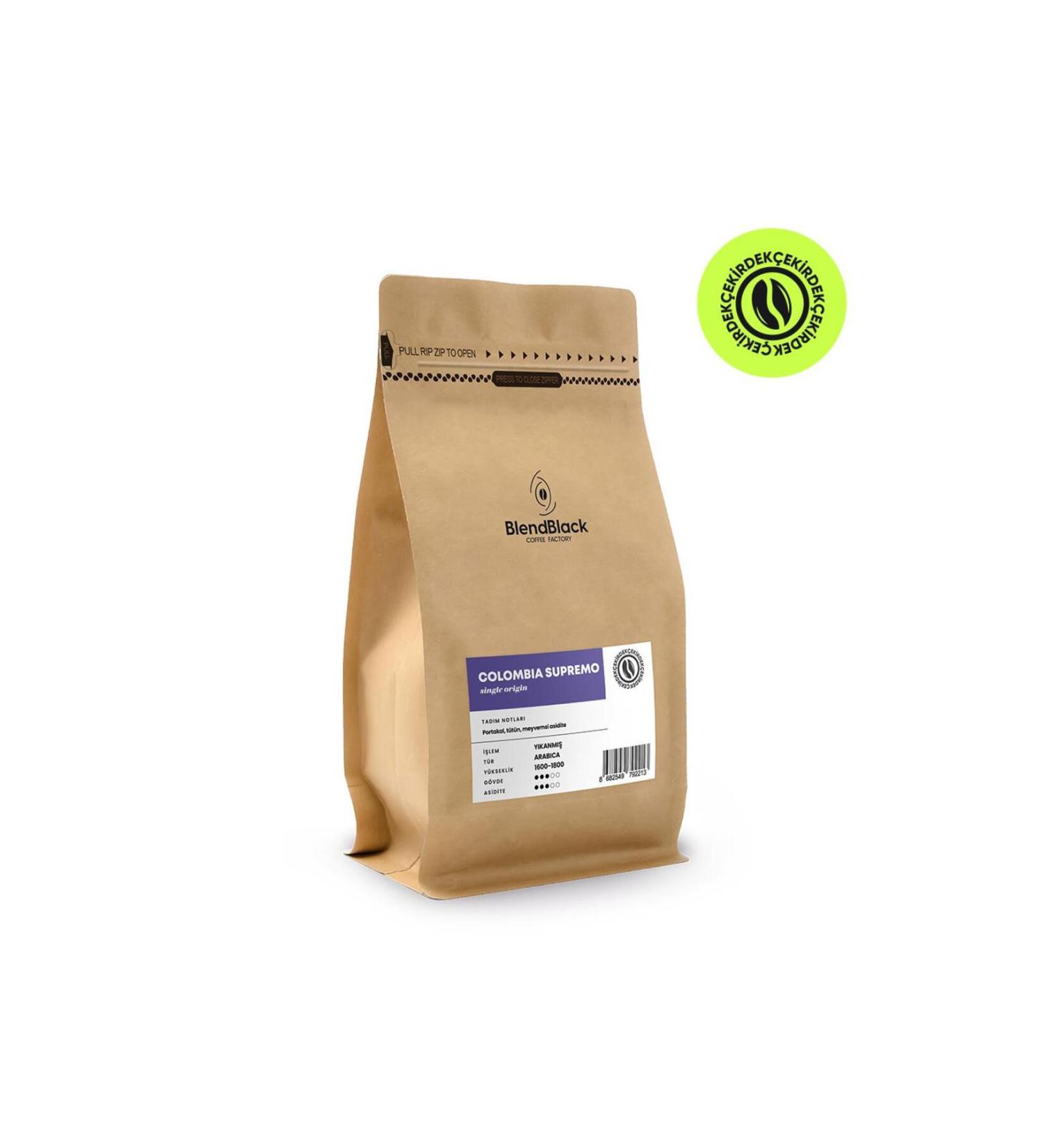 Blendblack Colombia Supremo Coffee Beans 250gr (SINGLE ORIGIN)