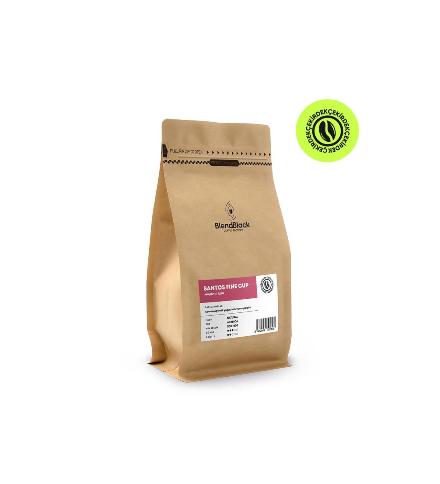Blendblack Santos Fine Cup Coffee Beans 250gr (SINGLE ORIGIN)