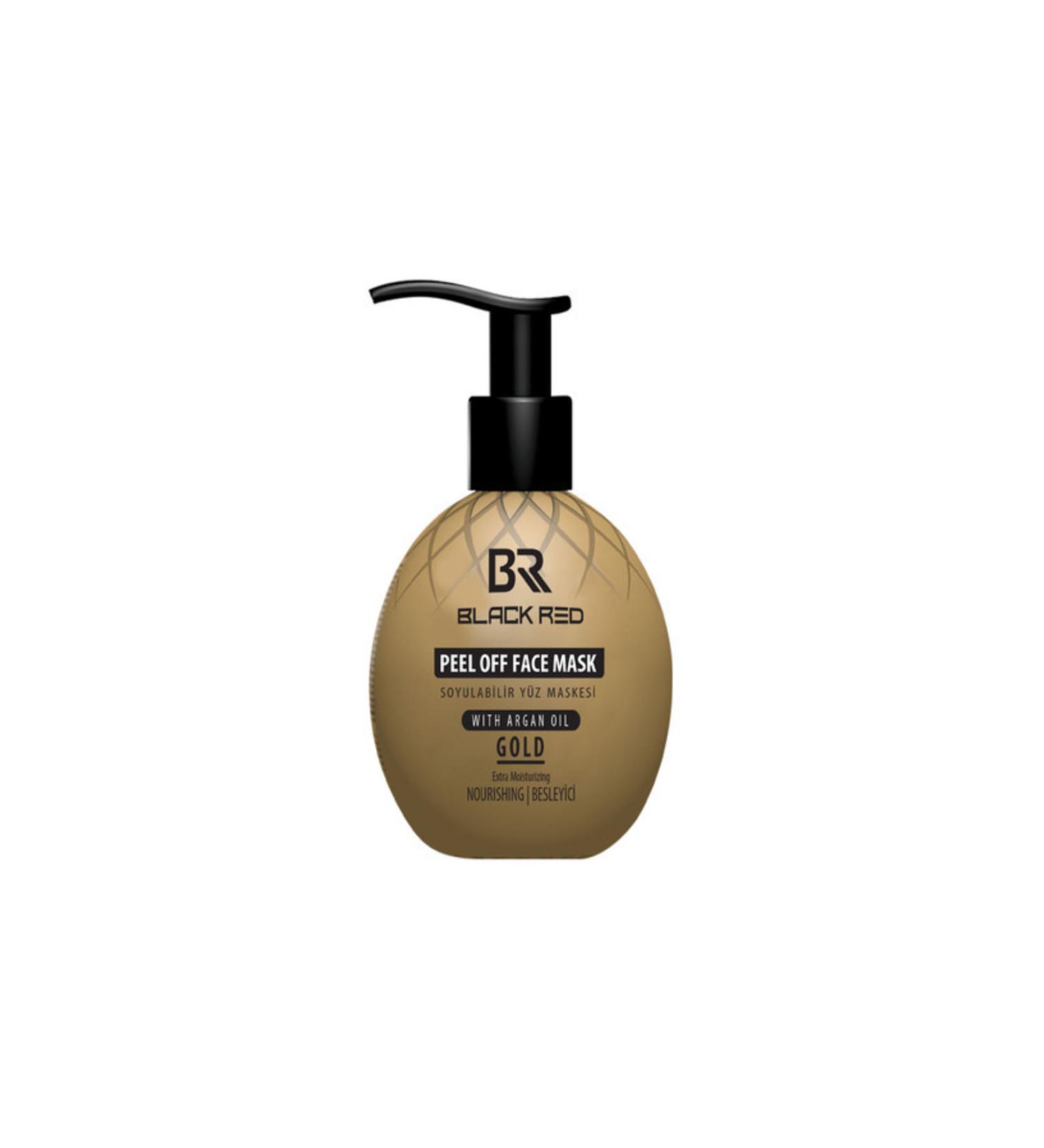 Black Red PEEL OF FACE MASK GOLD (NOURISHING) 250 ML