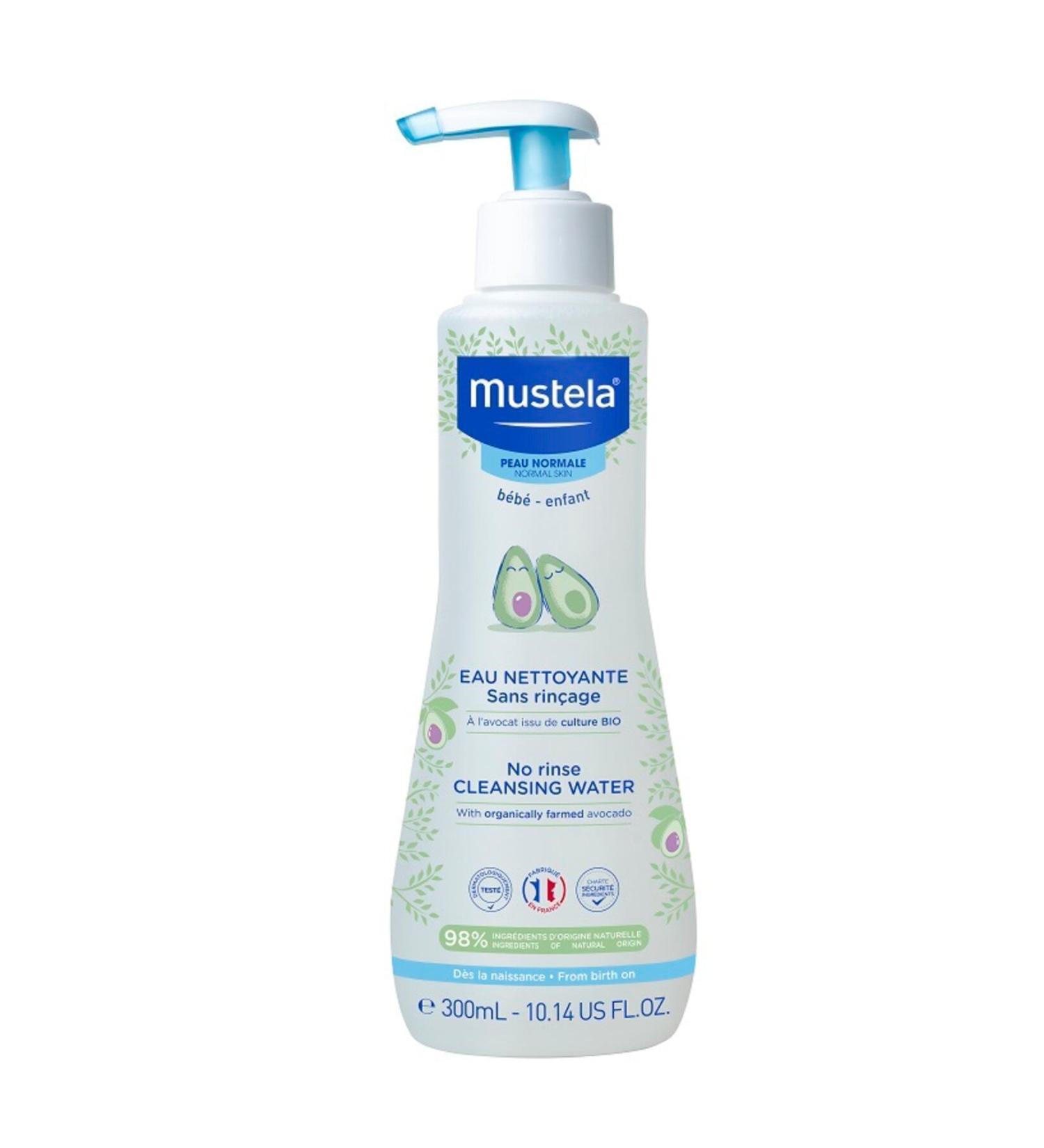 Mustela No-Rinse Cleansing Fluid for Very Sensitive Skin 300 ml - Buy Online on GoSupps.com