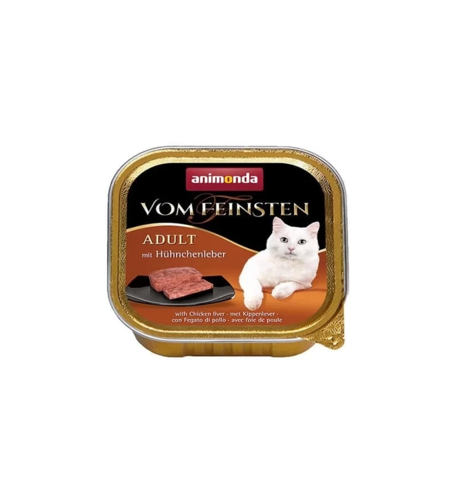 Animonda Chicken and Liver Adult Canned Cat Food 100 gr