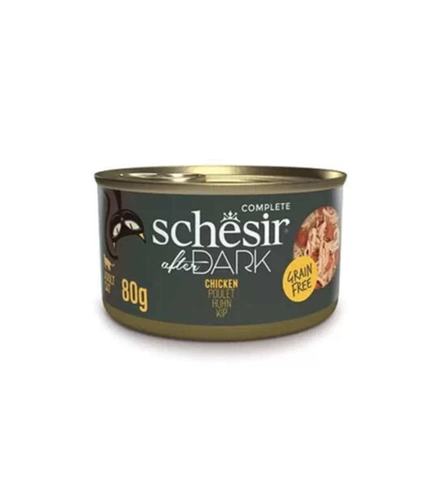 Schesir After Dark Chicken Cat Canned Food in Broth 80 gr