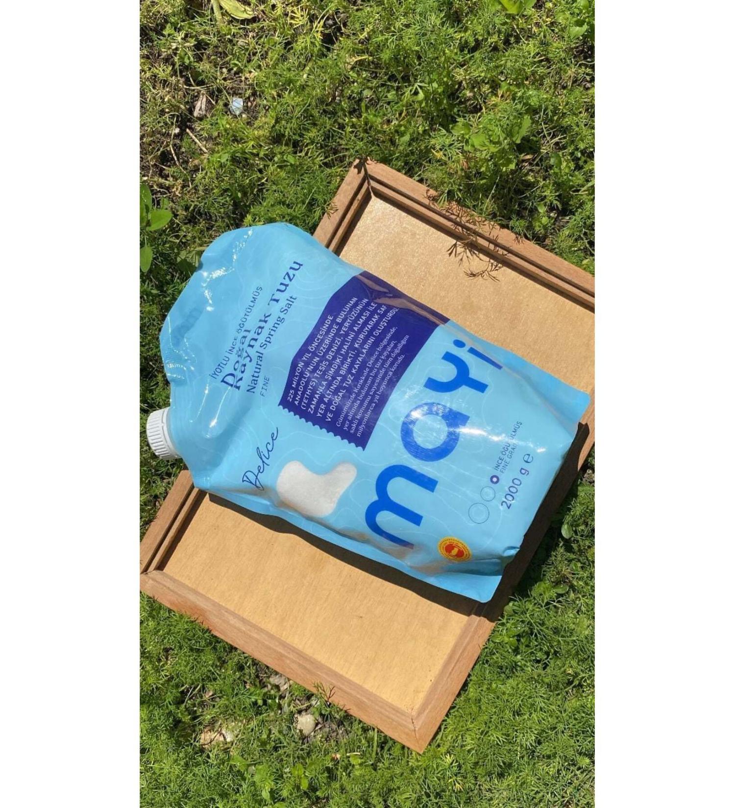 Mayi Salt Iodized Finely Ground Natural Spring Salt 2 Kg