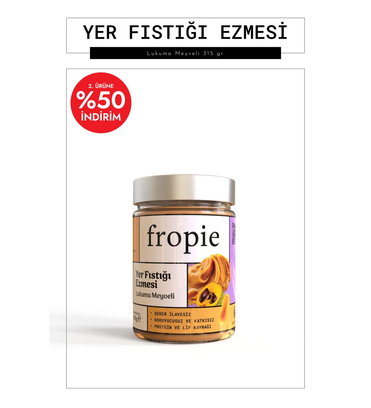 FROPIE Peanut Butter - Lukuma Fruit 315 gr - Buy Online on GoSupps.com