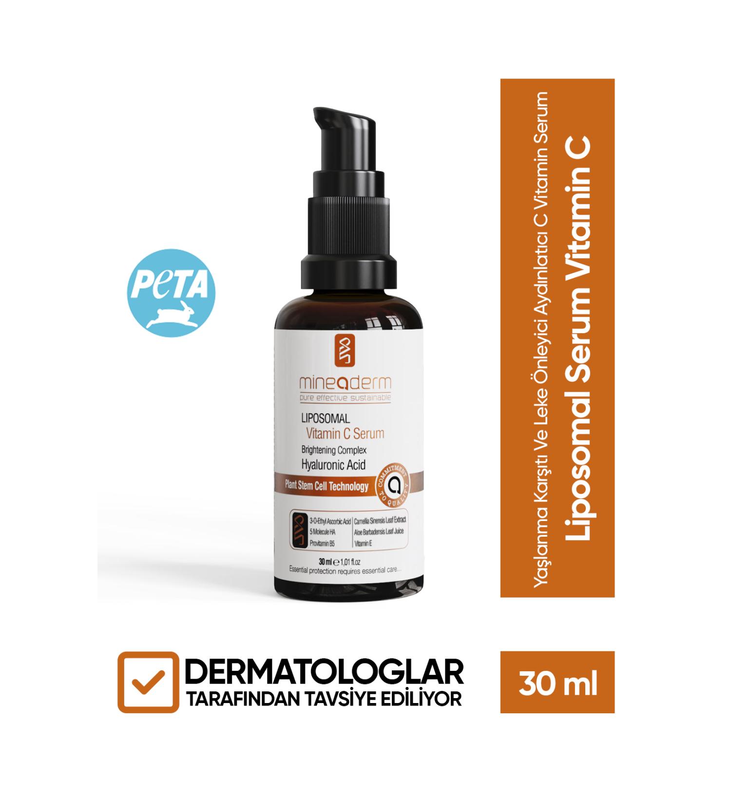 mineaderm Anti-Aging and Anti-Spot Brightening Vitamin C Serum/liposomal Serum Vitamin C - Buy Online on GoSupps.com