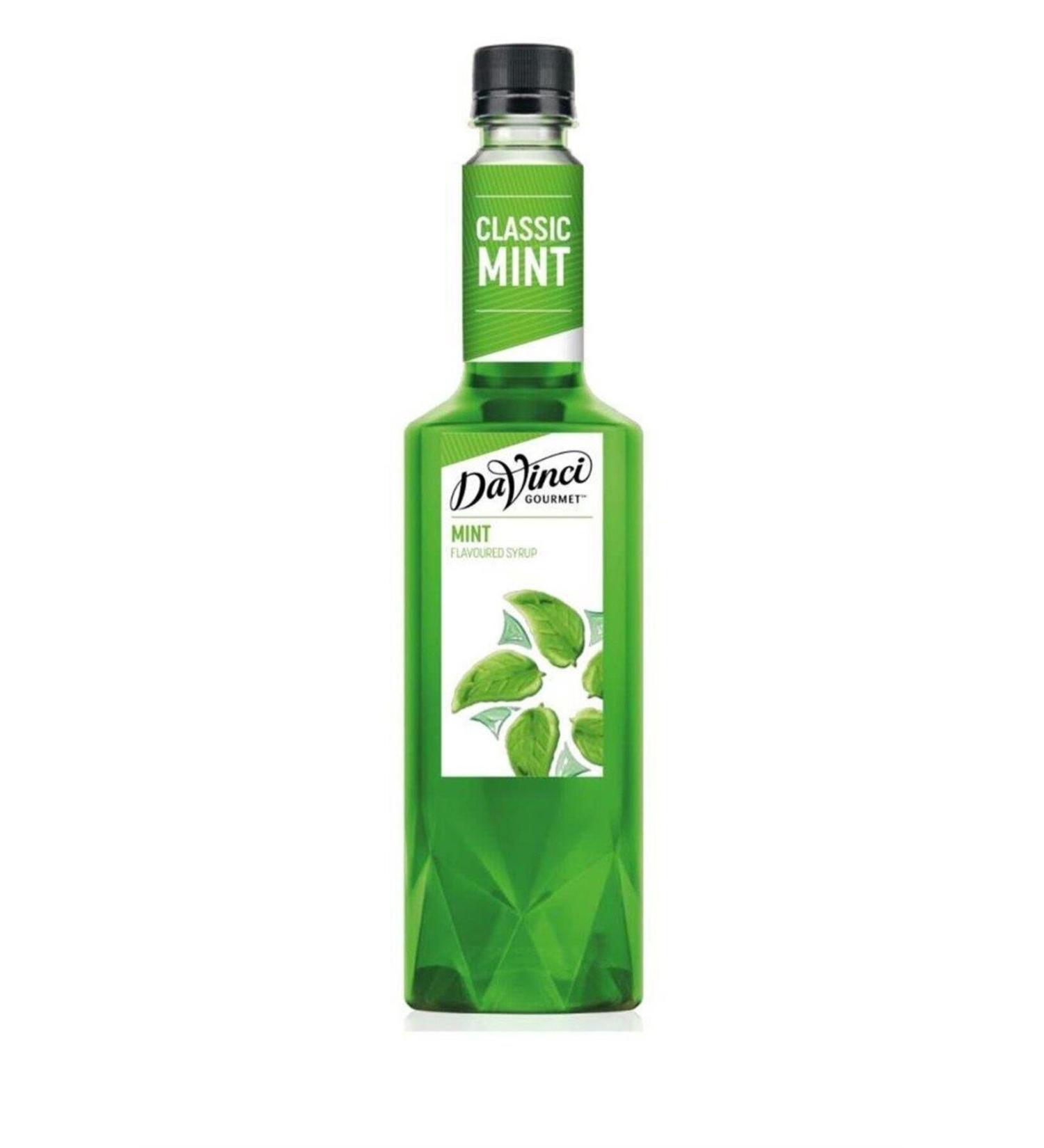 Da Vinci Gourmet Mint Flavored Cocktail Syrup 750 ml