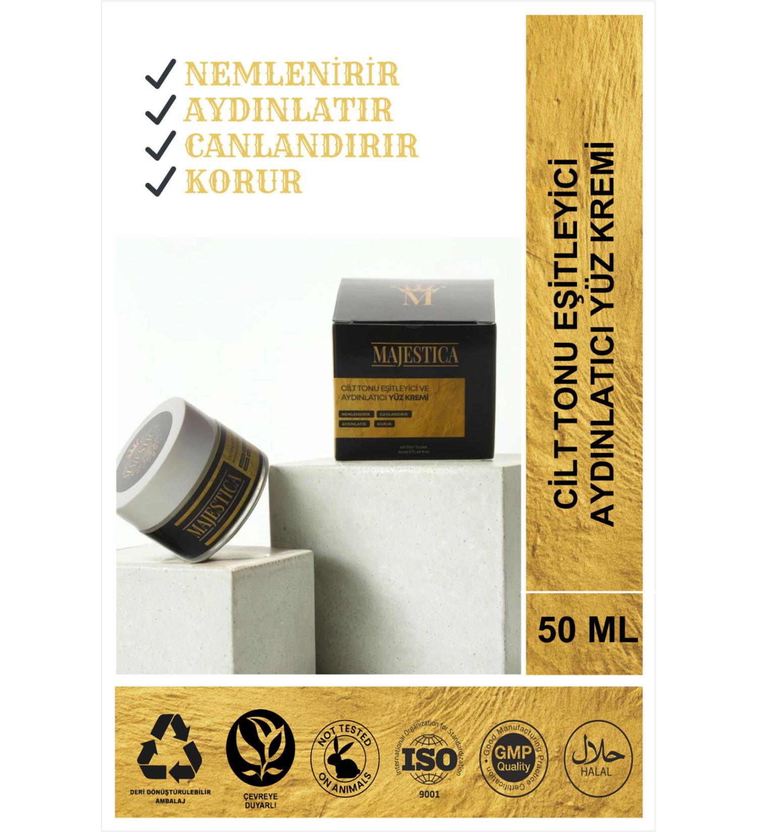 Majestica Skin Tone Equalizing and Brightening Face Cream 50 ml - Buy Online on GoSupps.com