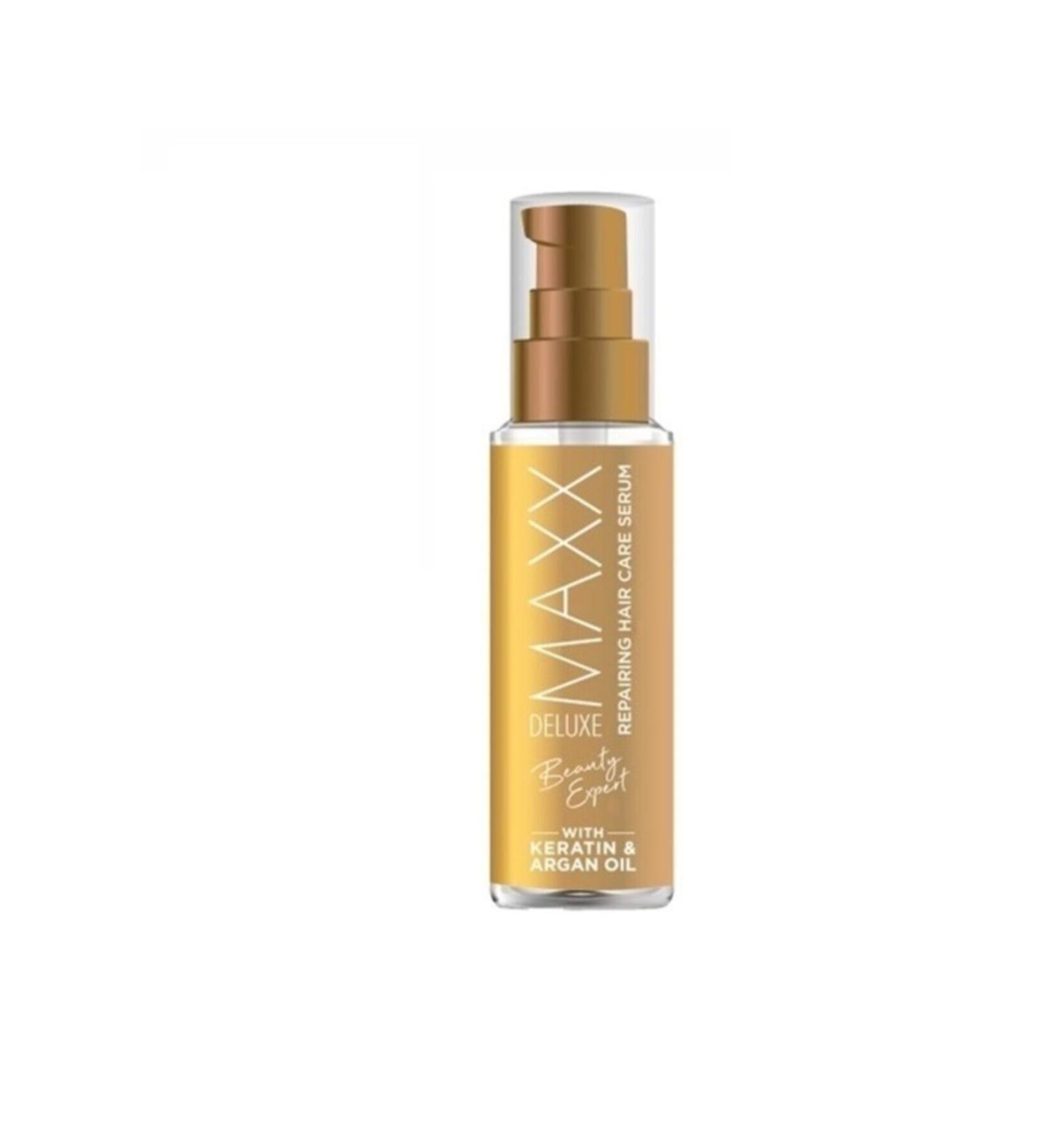 Maxx Women's Hair Serum - Keratin and Argan Oil Repairing and Nourishing Care 100 ml