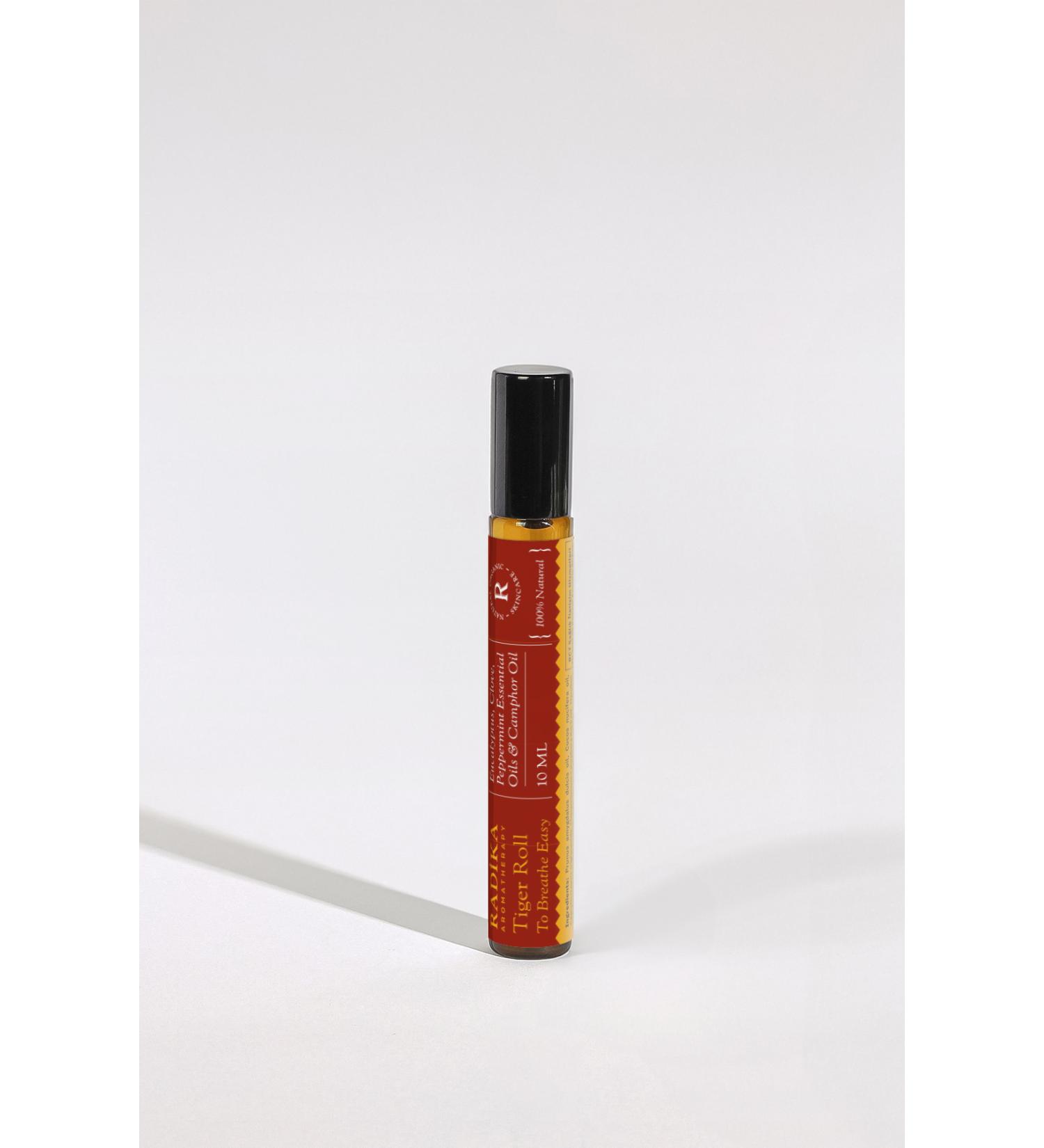 Radika Aromatherapy Radika Tiger Roll | For Nasal Congestion | | Headache | 0 Natural Oils