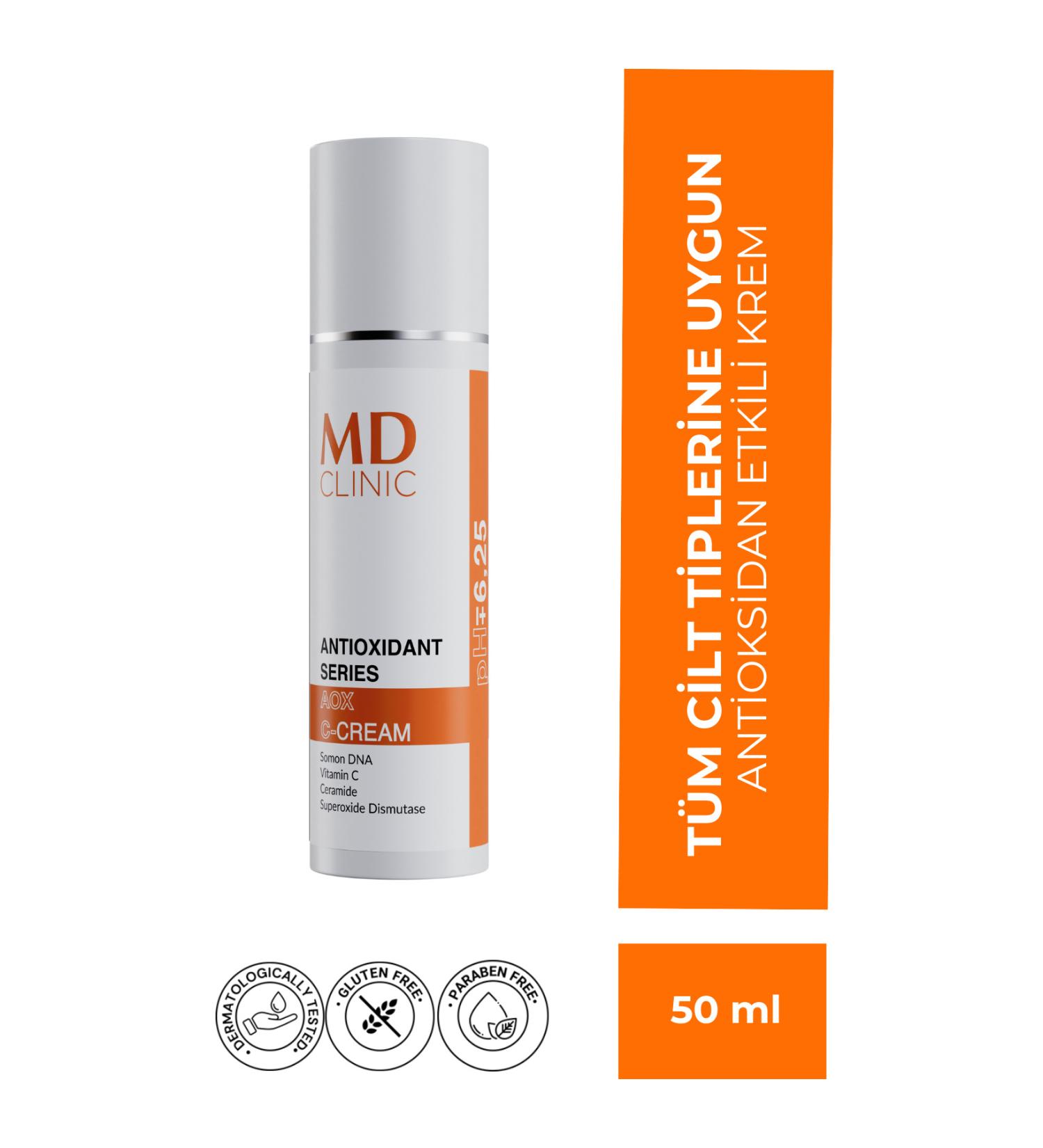 Md Clinic Clinic Antioxidant Effective Cream for All Skin Types - Buy Online on GoSupps.com
