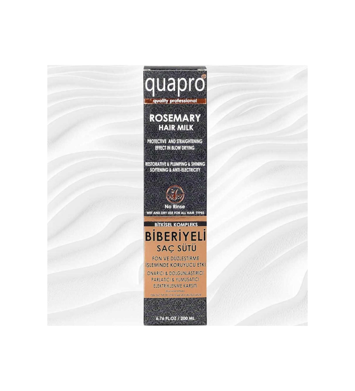 quapro Rosemary Hair Milk 200 ML - Buy Online on GoSupps.com