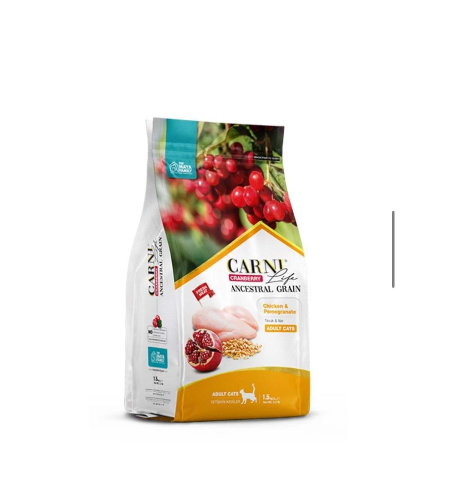 CARNI LIFE Carni Life Adult Cat Food with Chicken and Pomegranate (10 KG)