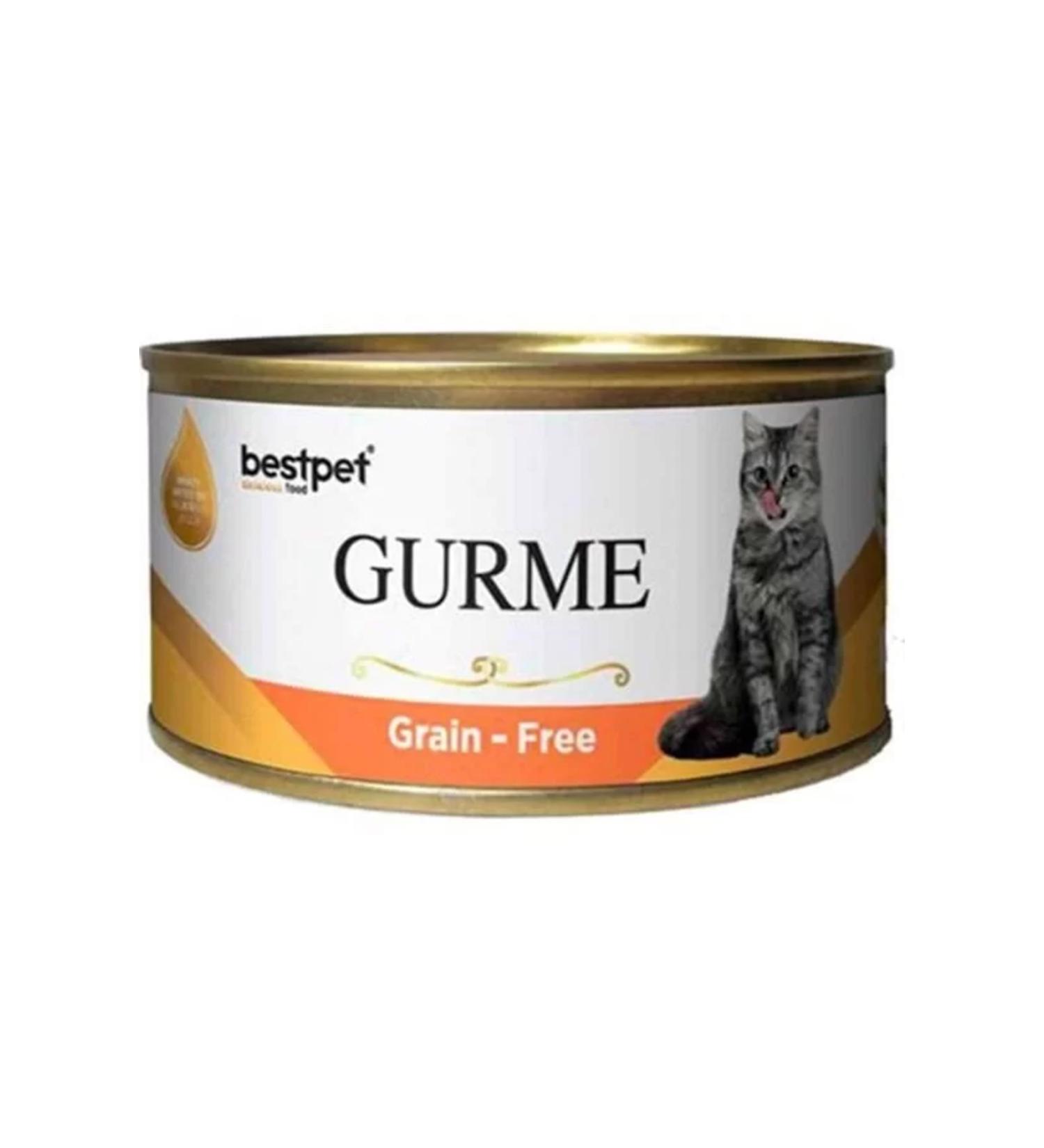 Best Pet Gourmet Jelly Salmon Adult Canned Cat Food 100 Gr