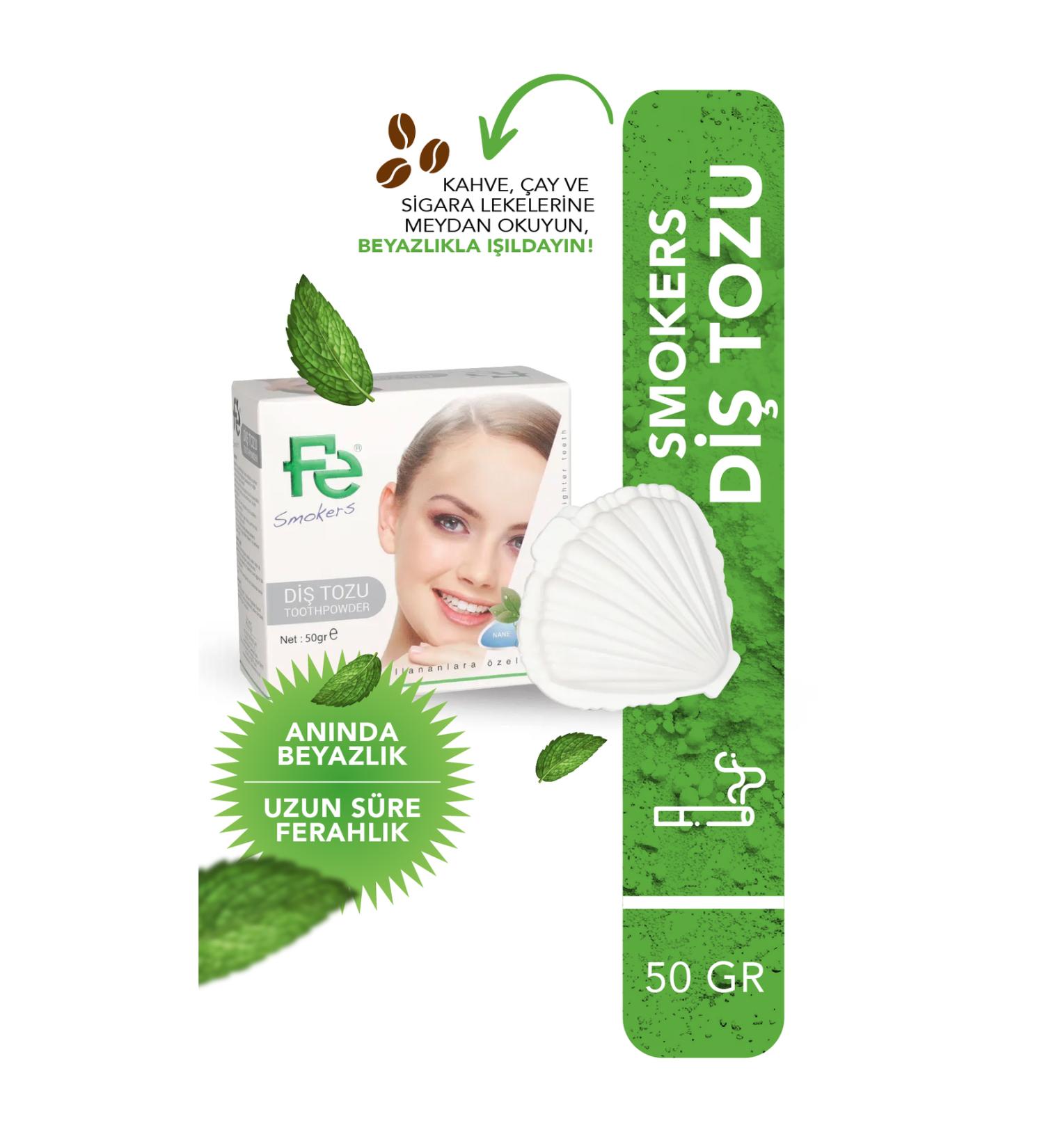 Fe Smokers Tooth Powder 50 gr (SMOKERS)