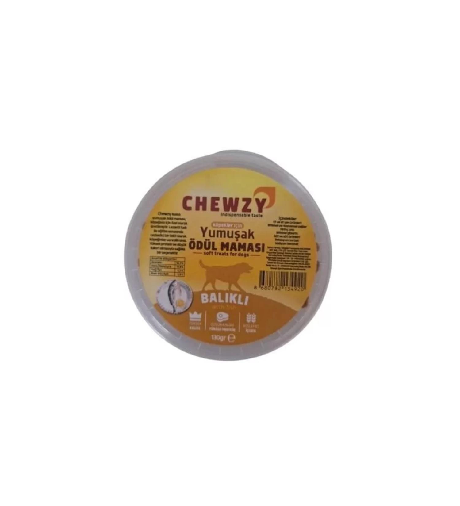 Chewzy Fish Soft Dog Treats 130Gr