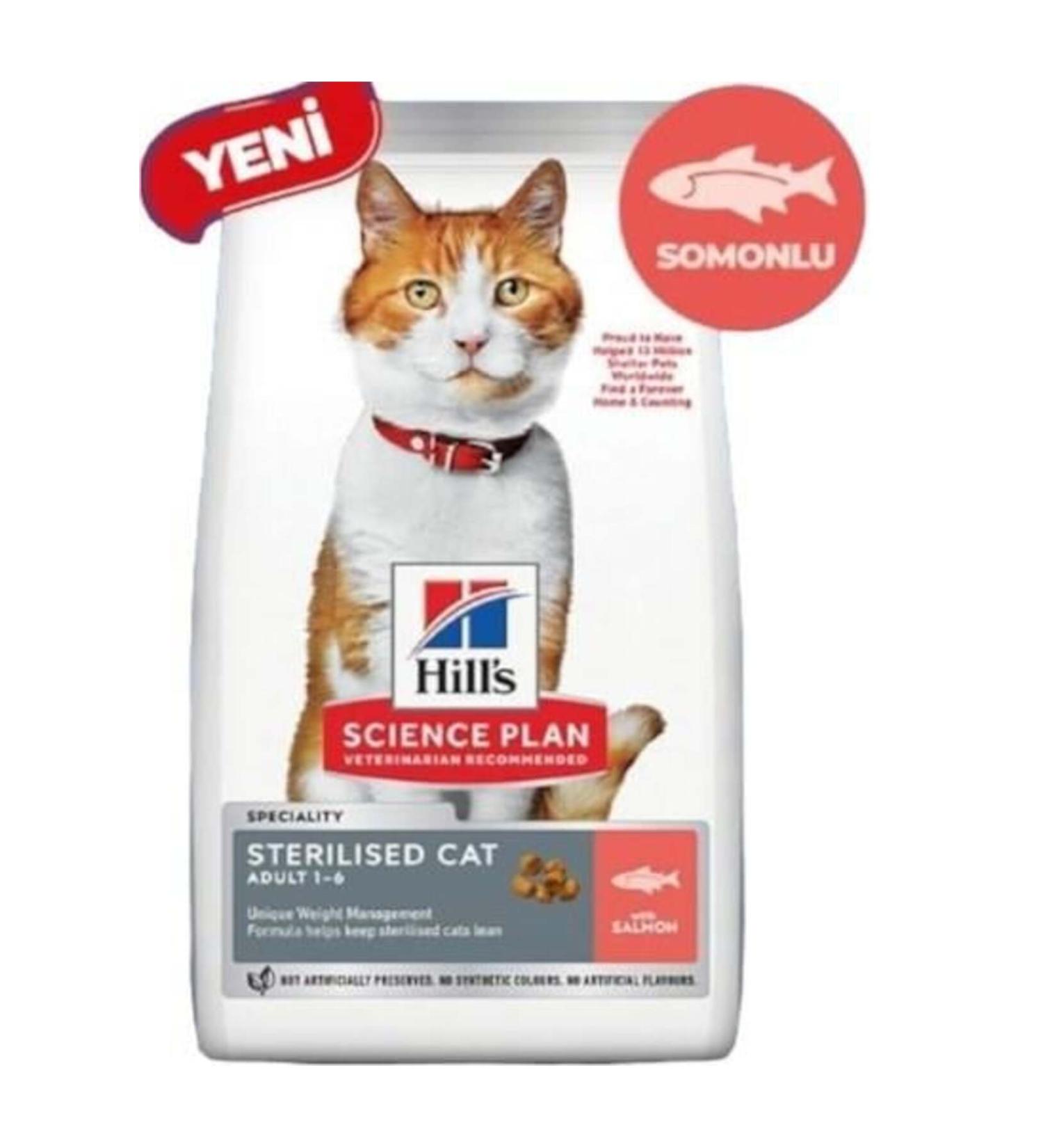 Hill's Sterilized Salmon Cat Food 10 Kg