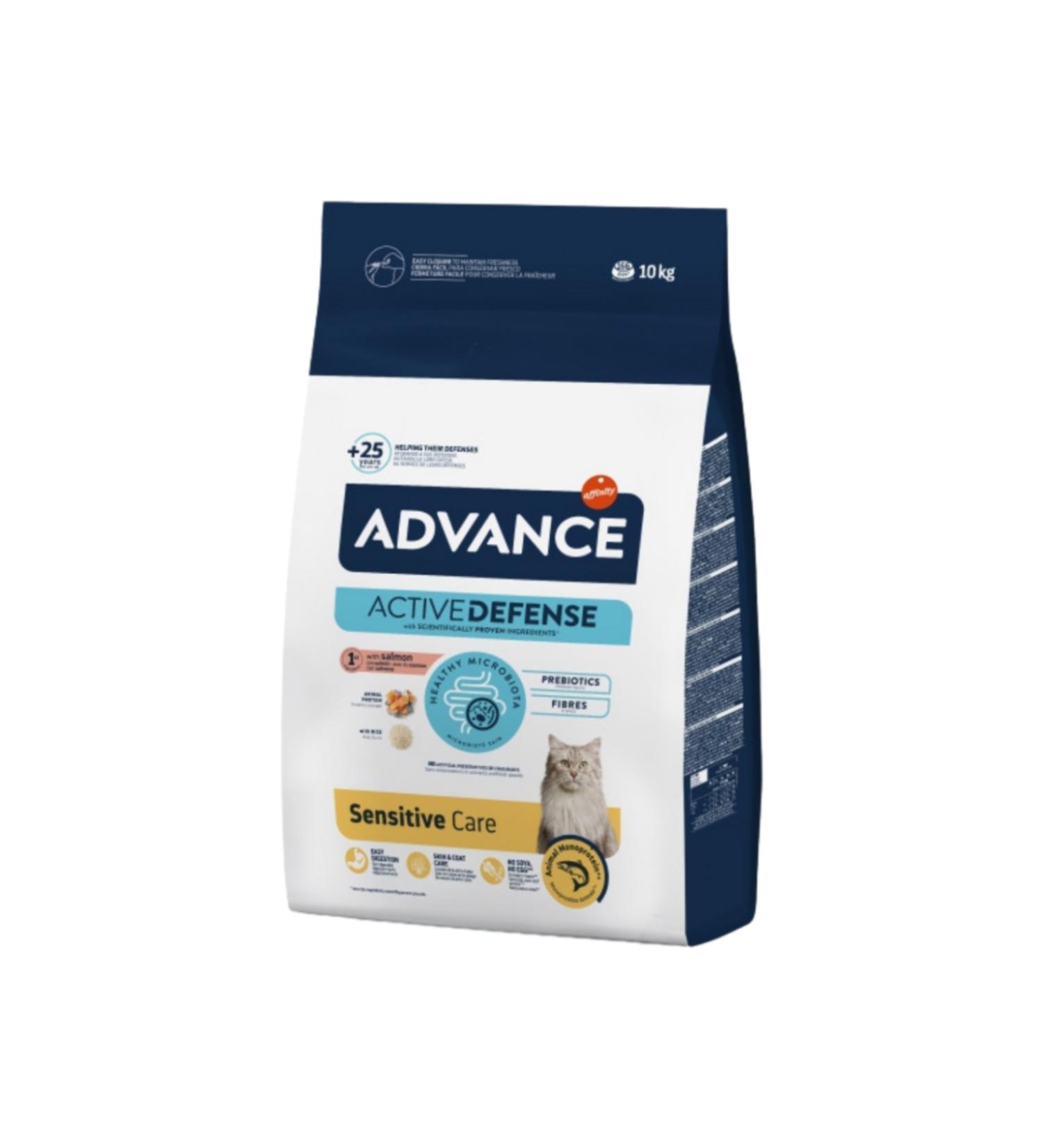 Advance Sensitive Adult Cat Food with Salmon 10 Kg
