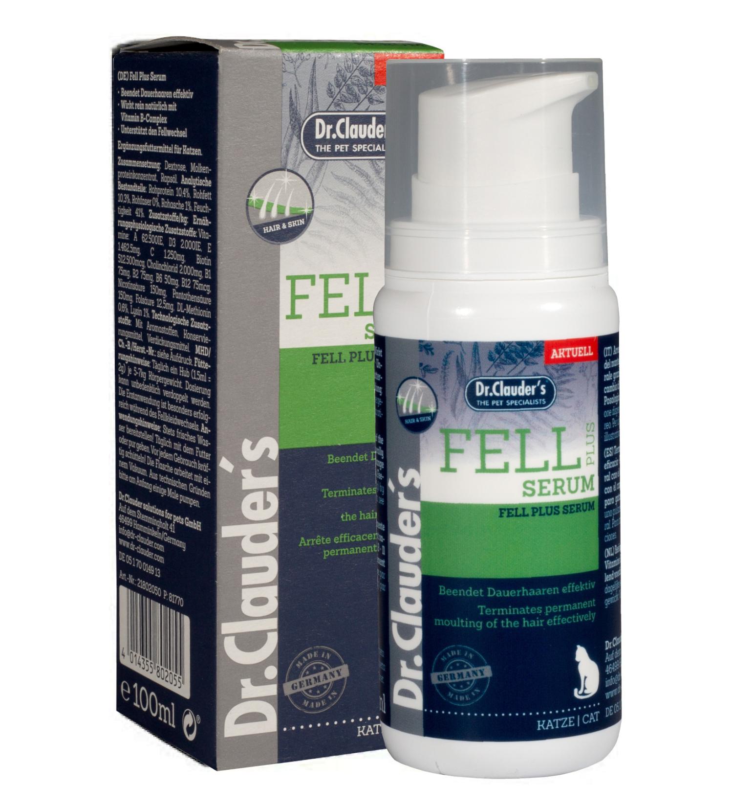 Dr. Clauder Fell Plus Serum Skin and Fur Health Cat Serum Paste 100g