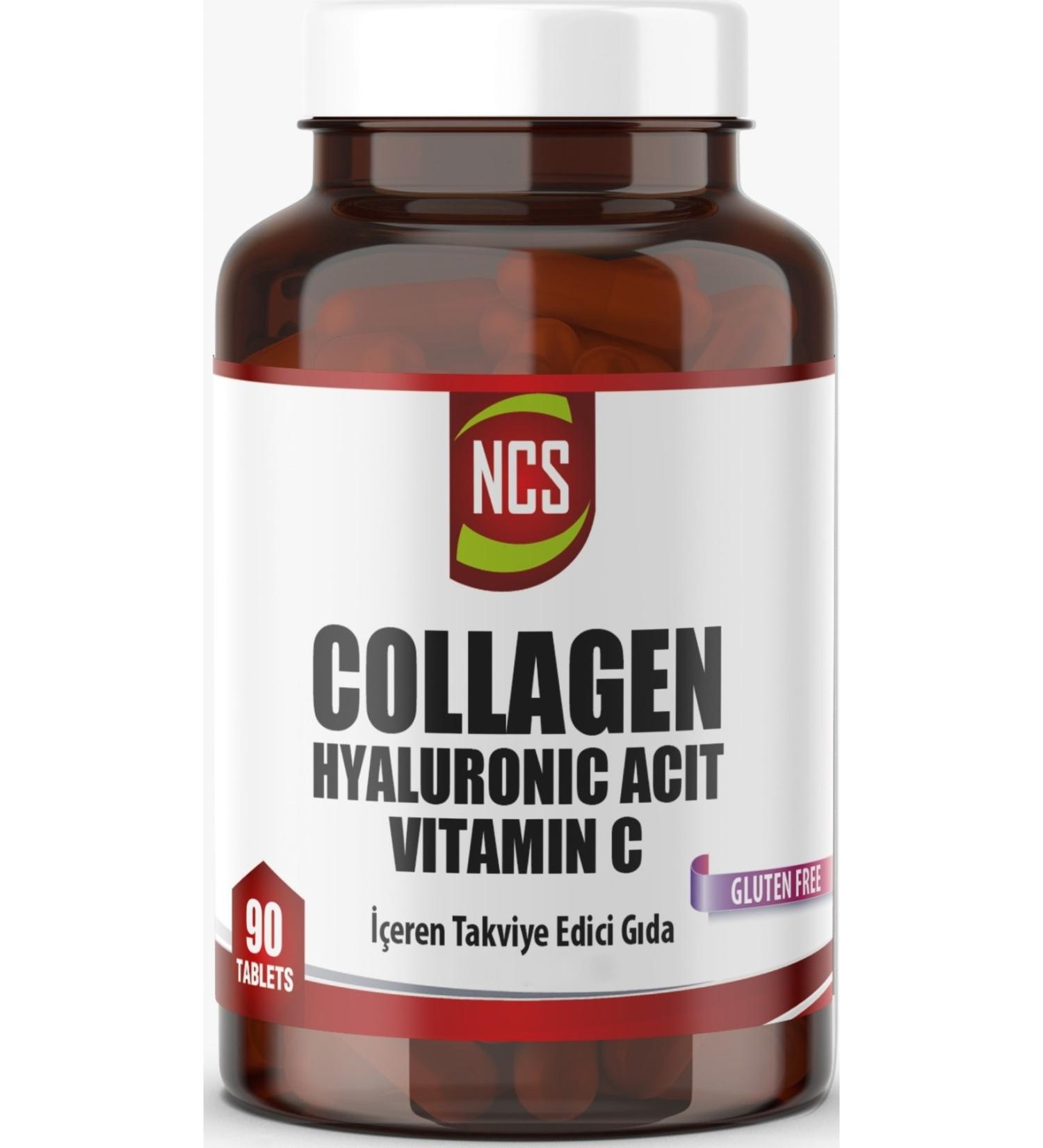 Ncs Hydrolyzed Collagen 90 Tablets Hyaluronic Acid