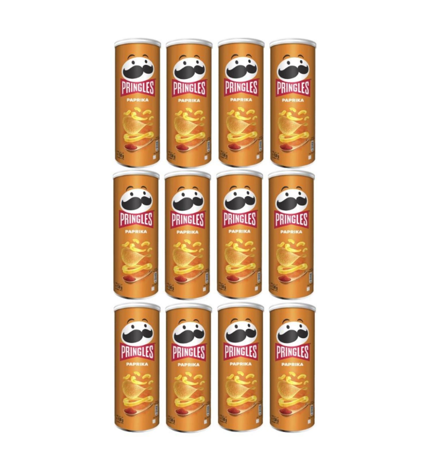 Pringles PRINGLES PAPRIKA 165 GR * 12 PIECES