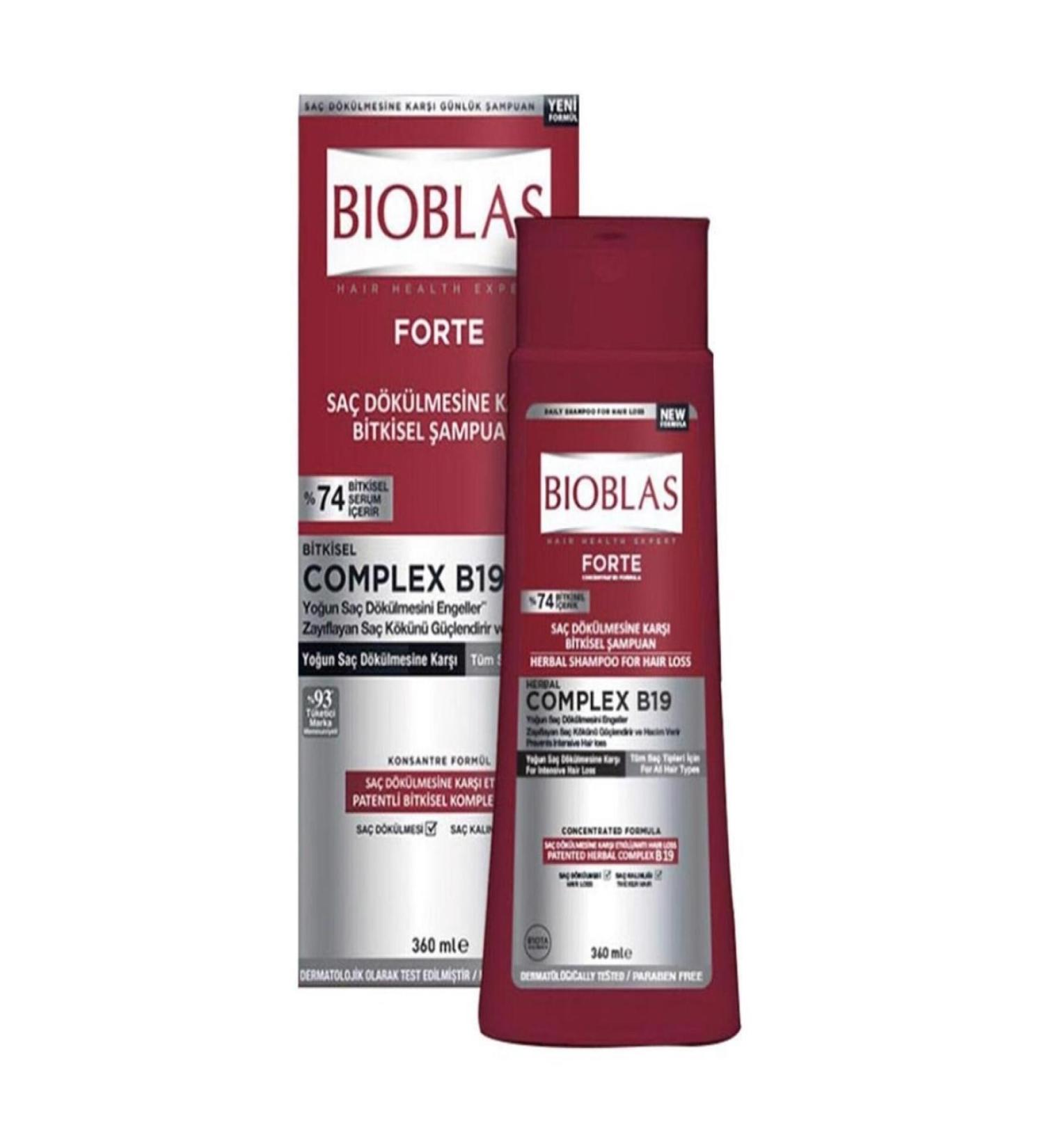 360 Ml Shampoo Forte Anti Dandruff + Hair Loss Men