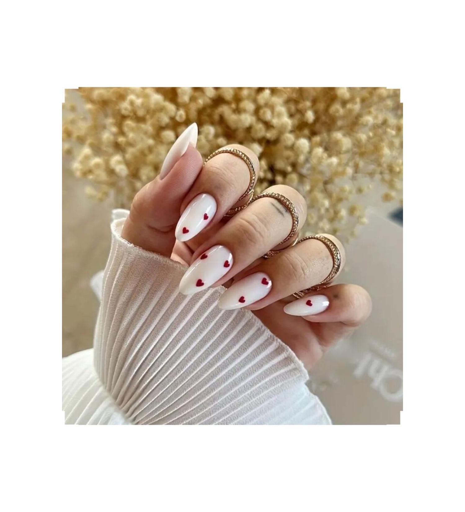 Alya Nail Studio Almond Blunt False Nails