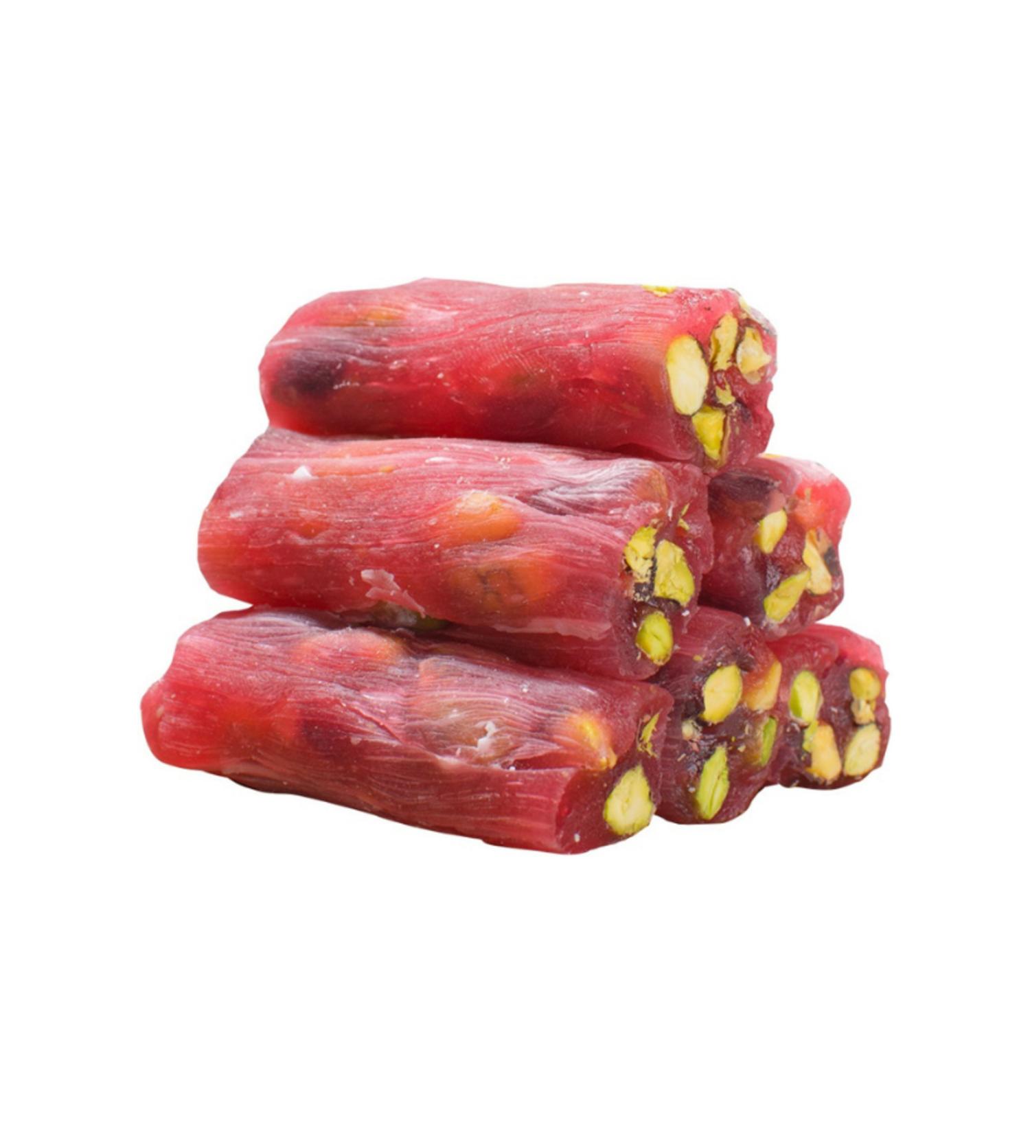 ARI Pistachio Pomegranate Finger (Wipe) Turkish Delight 250 Gr