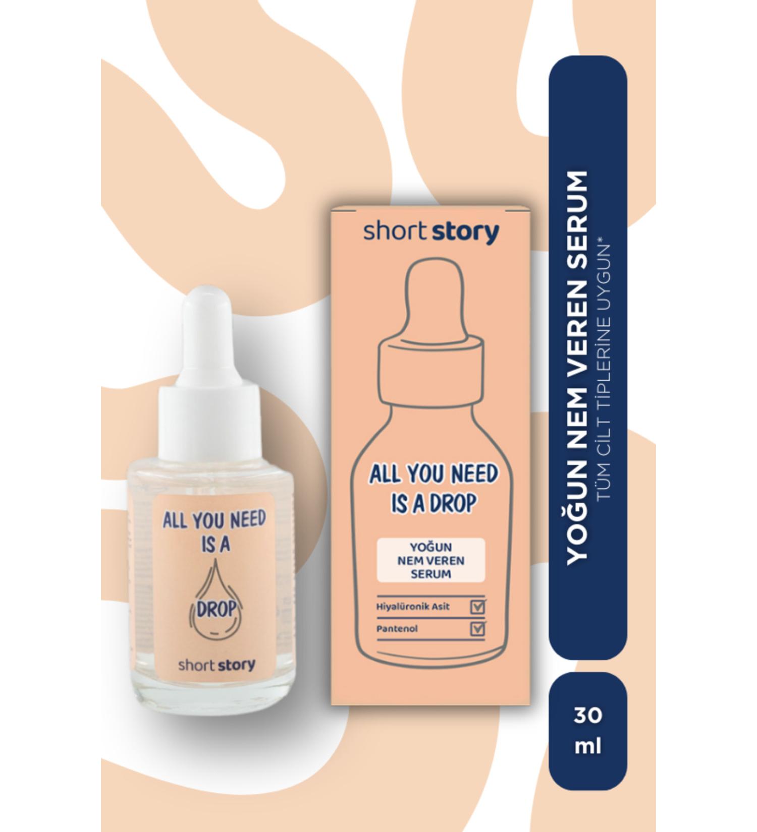 short story All You Need Is A Drop intensive moisture serum Multi Formula 30 ml for skin that needs extra moisture - Buy Online on GoSupps.com