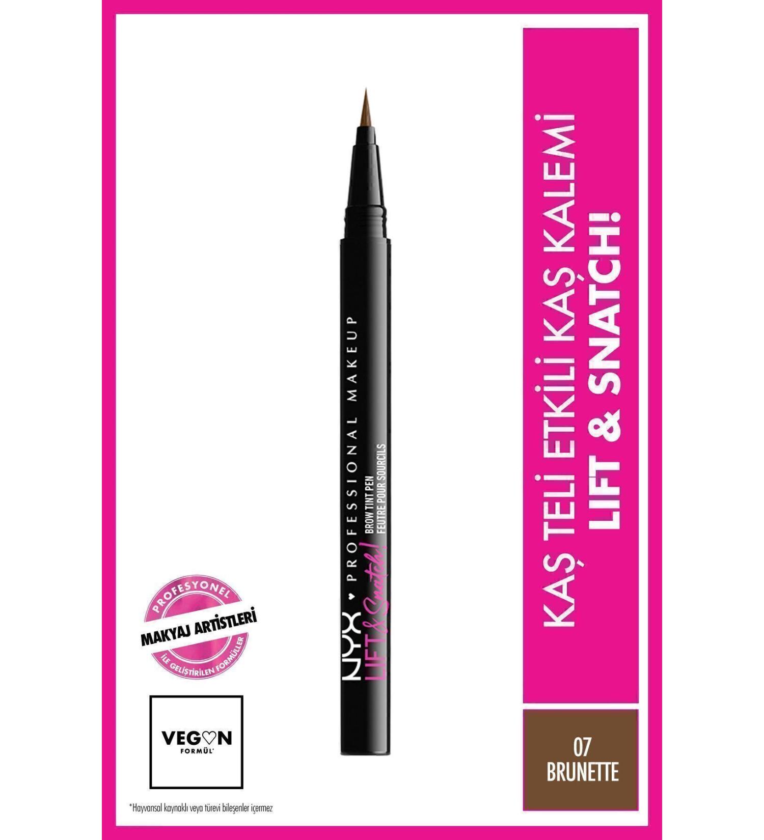 NYX Professional Makeup Lift & Snatch! Brow Tint Pen Brunette - Eyebrow Pencil - Buy Online on GoSupps.com