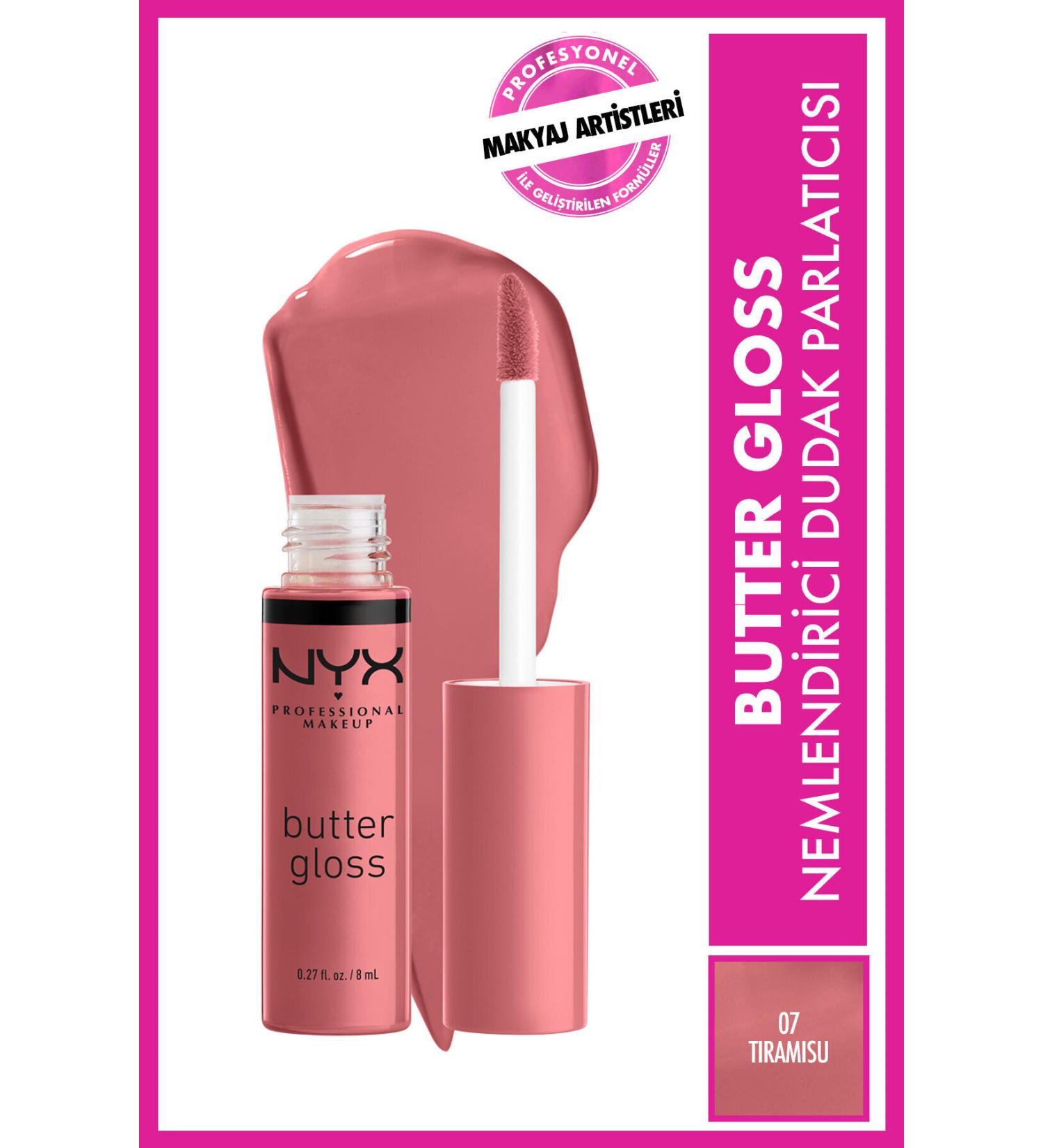 NYX Professional Makeup Lip Gloss Butter Gloss Tiramisu 15 g 800897818517 - Buy Online on GoSupps.com