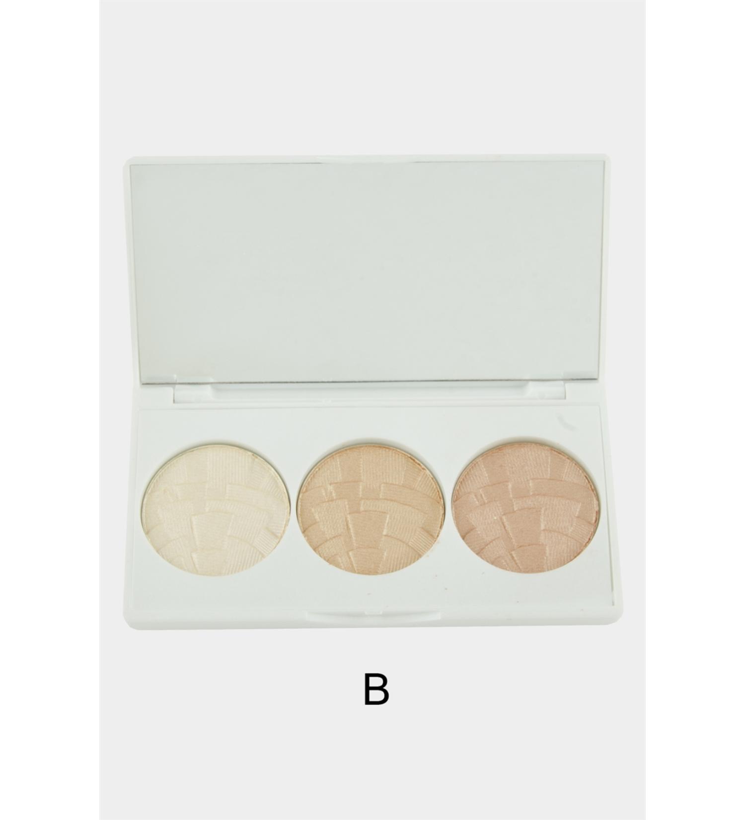 feryal Gabrini 3-Piece Highlighter Palette Set