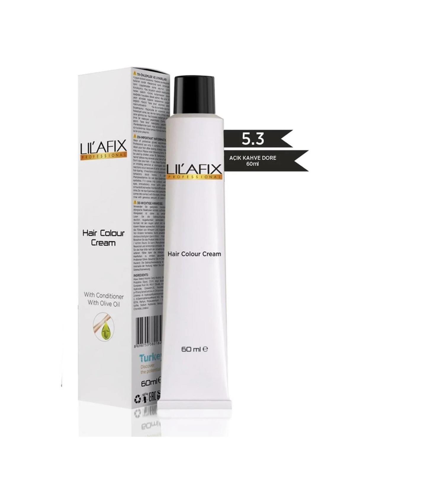 Lilafix Cream Tube Hair Dye 5.3 Light Brown Dore 60 ml