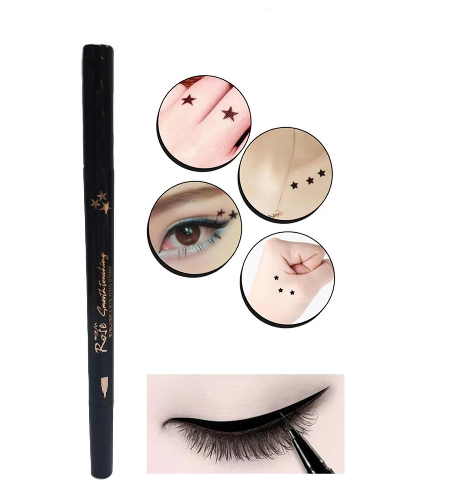 Rose Roesia One Side Pencil One Side Star Figured Eyeliner