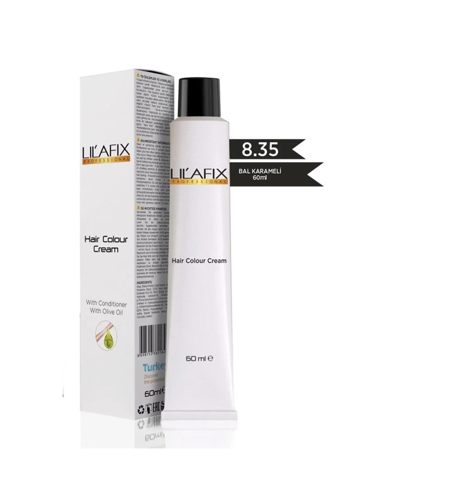 Lilafix Cream Tube Hair Dye 8.35 Honey Caramel 60 ml