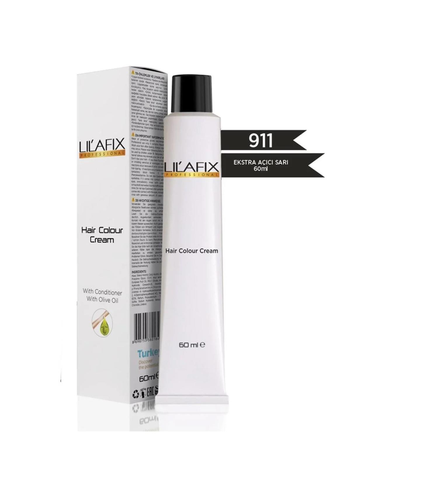 Lilafix Cream Tube Hair Dye 911 Extra Lightening Blonde 60 ml