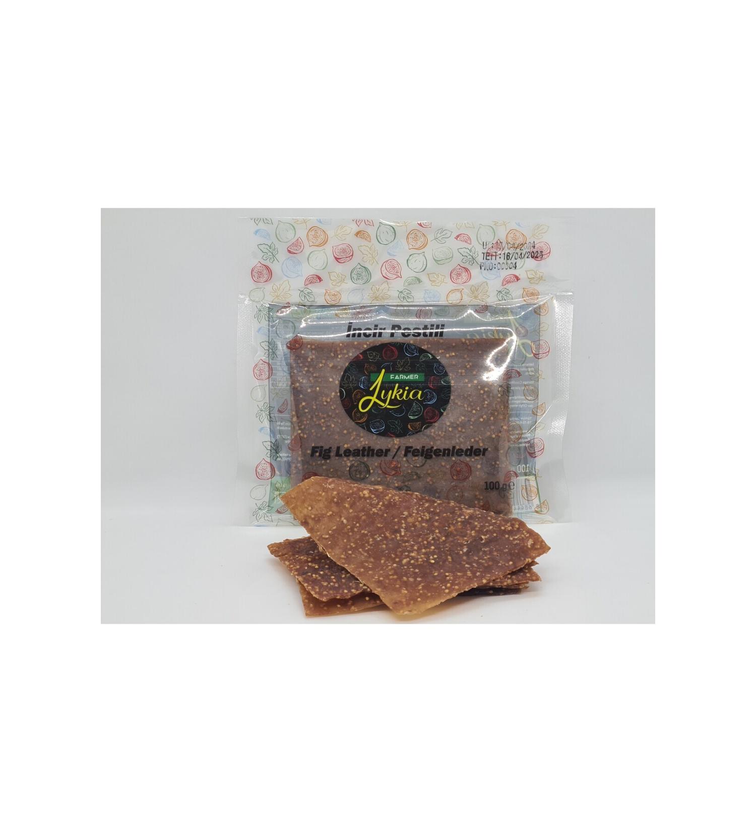 farmer lykia Fig Dough - Additive-Free and Sugar-Free - 10 pieces in 100 gram packages - Buy Online on GoSupps.com