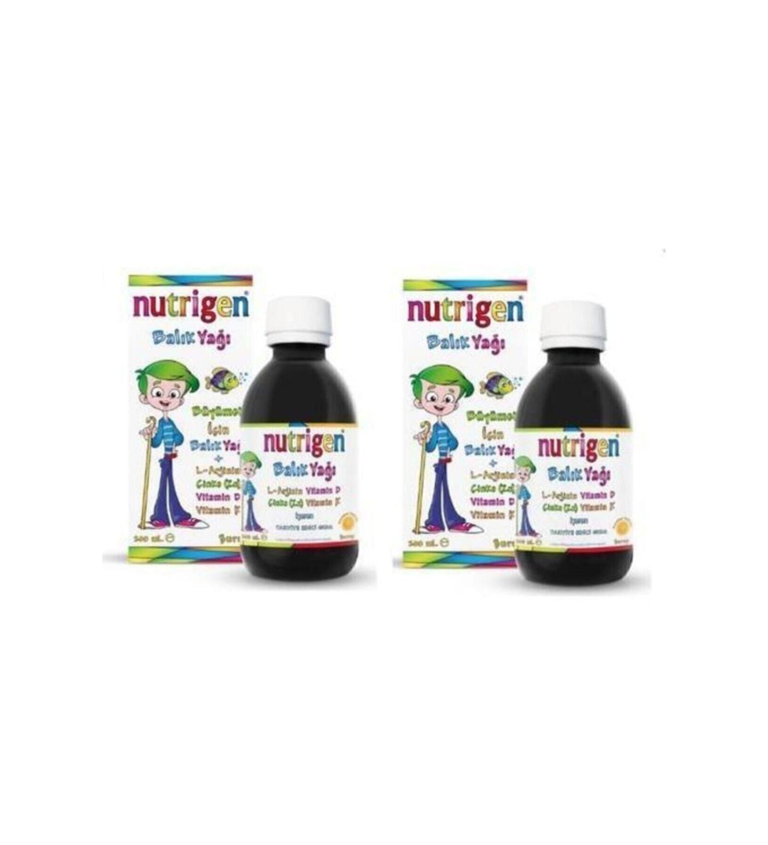 Nutrigen Fish Oil Orange Flavored 200 ml Double Pack